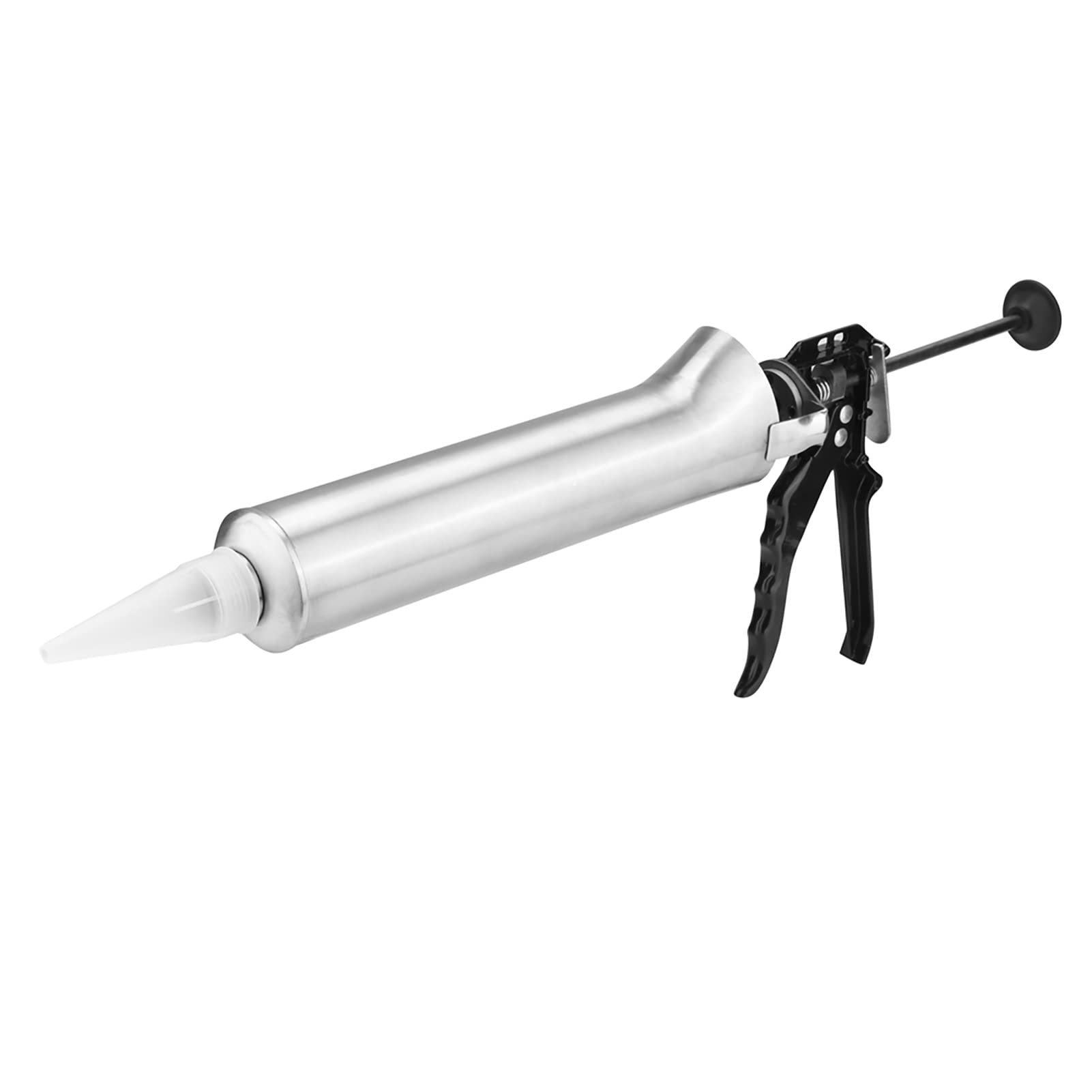 Stainless Steel Grouting Gun for Ceramic Tiles - Heavy Duty Caulking Tool for Mortar, Cement, Lime & Joint Sealer - Perfect for Home Renovation & DIY Tile Projects