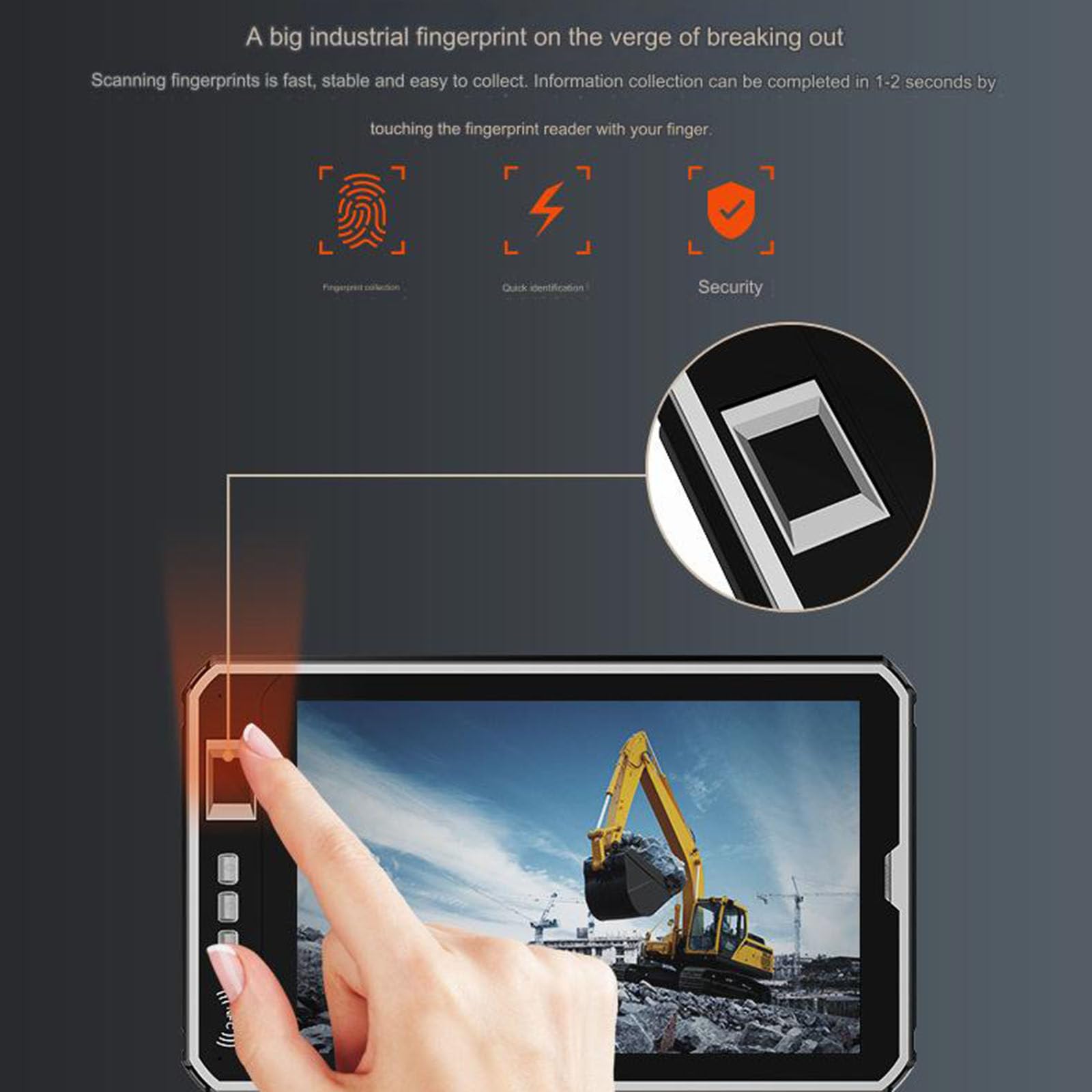 10-Inch YXH-LPMM Industrial Rugged Tablet - NFC, HD Android 7.0 (3GB+32GB), WiFi, Explosion-Proof for Hazardous Environments - Perfect for Factory Automation, Warehouse Management & Outdoor Field Work