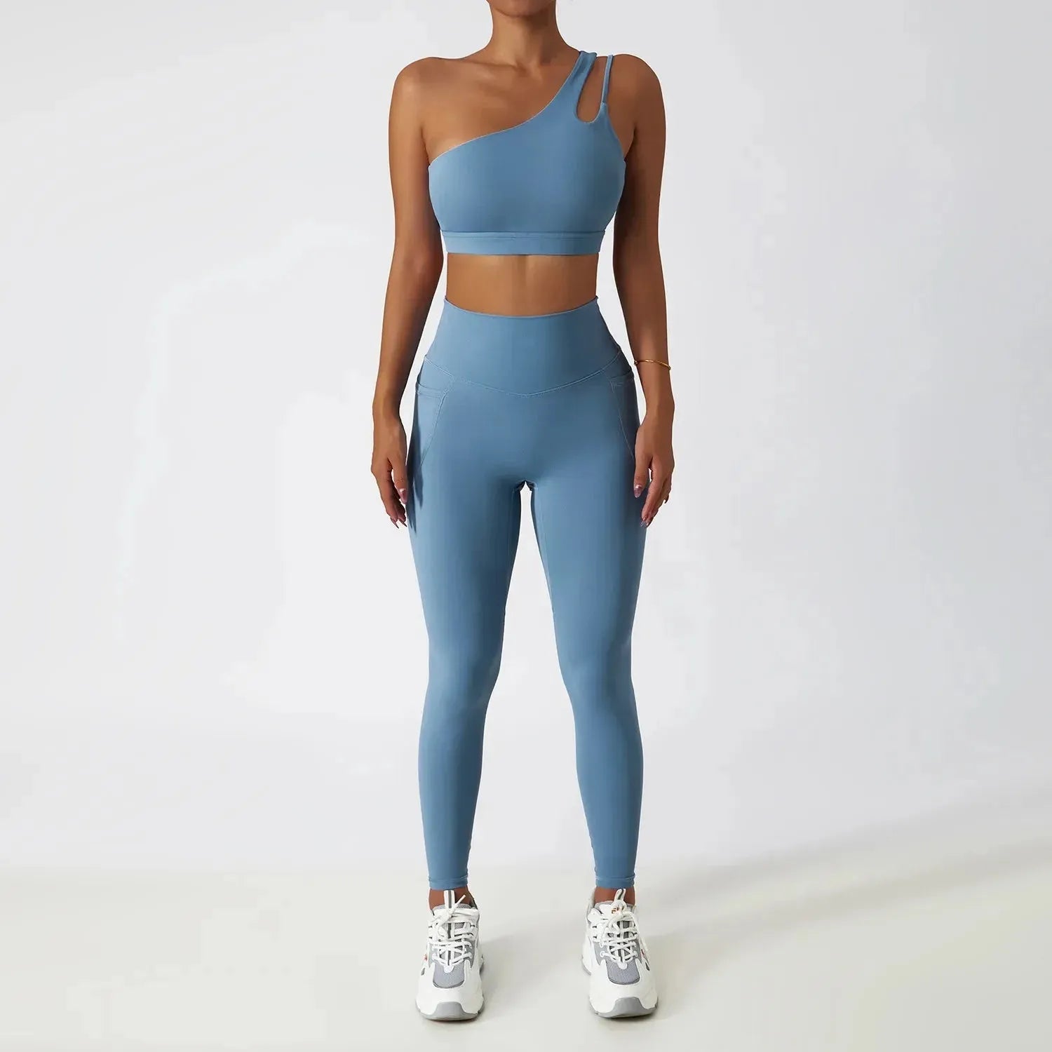 2PCS Seamless Women's Workout Sets - Yoga Tracksuit, Gym Clothes & Athletic Wear with High Waist Leggings & Sports Bra - Perfect for Yoga, Running, Gym Training & Casual Wear