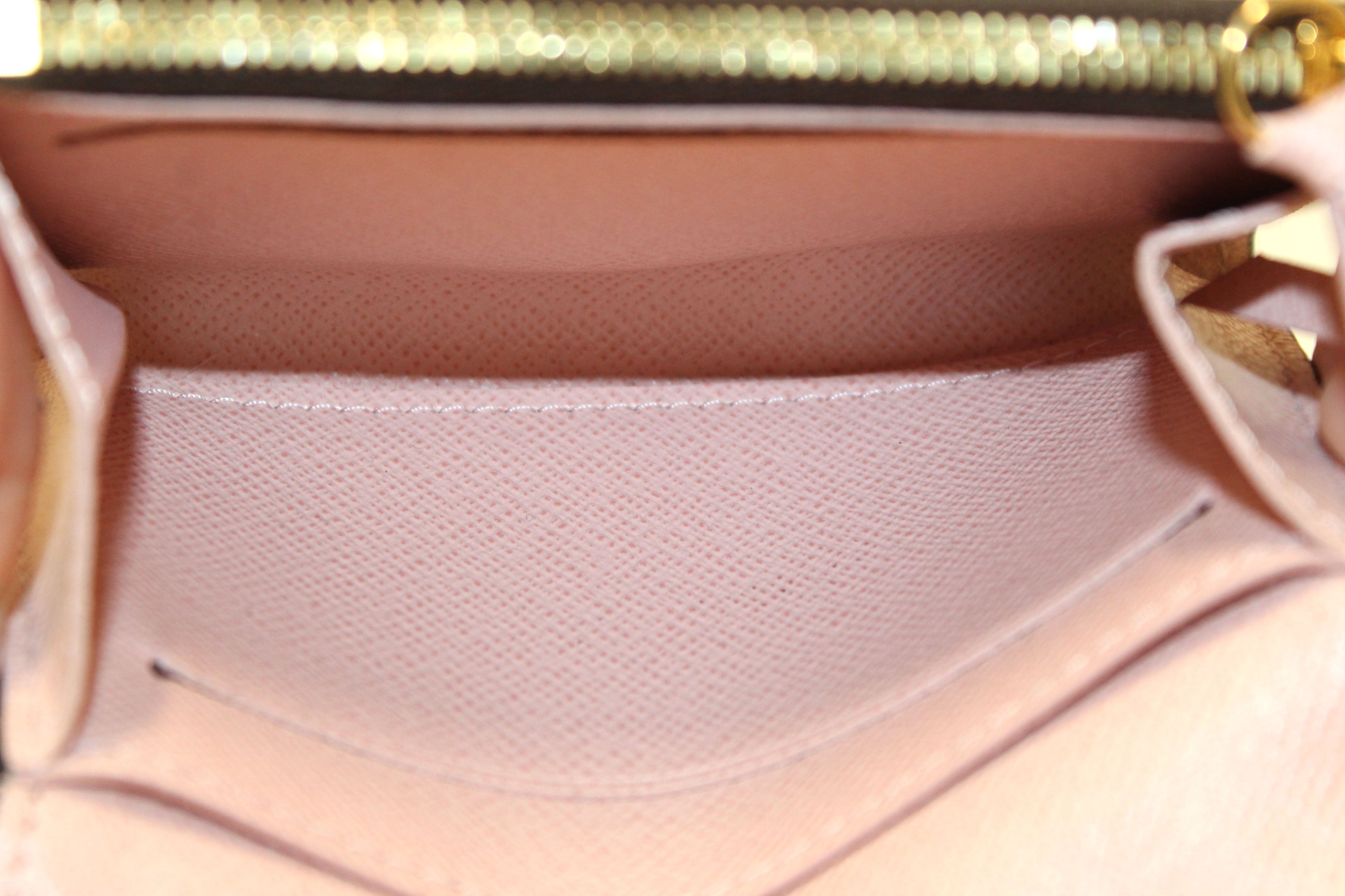 Authentic Louis Vuitton Monogram Rosalie Coin Purse & Wallet - Compact Luxury Organizer for Cards, Cash, and Coins | Perfect for Everyday Use, Travel, and Gift Giving