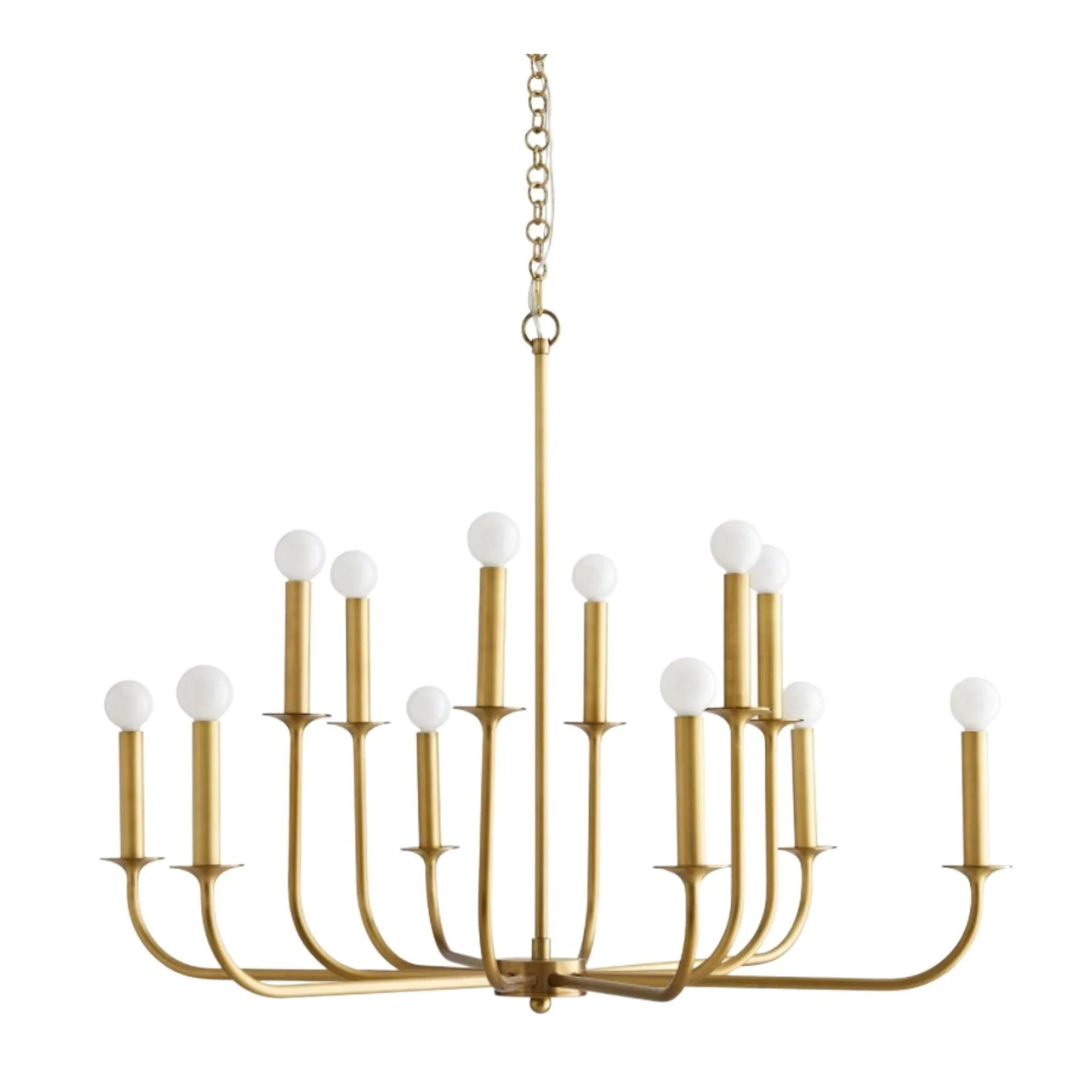 Breck Small Chandelier - Elegant Mini Crystal Ceiling Light Fixture for Dining Room, Bedroom & Entryway | Perfect for Home Decor & Interior Design