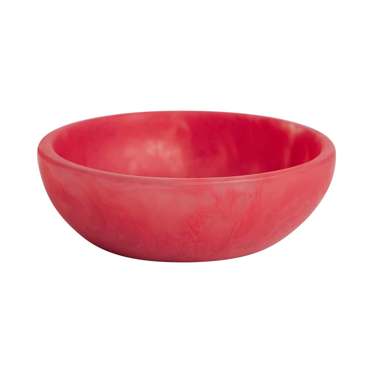 Astrid Tiny Bowl - Mini Ceramic Dessert Bowl for Ice Cream, Yogurt & Snacks - Raspberry Red - Perfect for Parties, Picnics & Home Decor