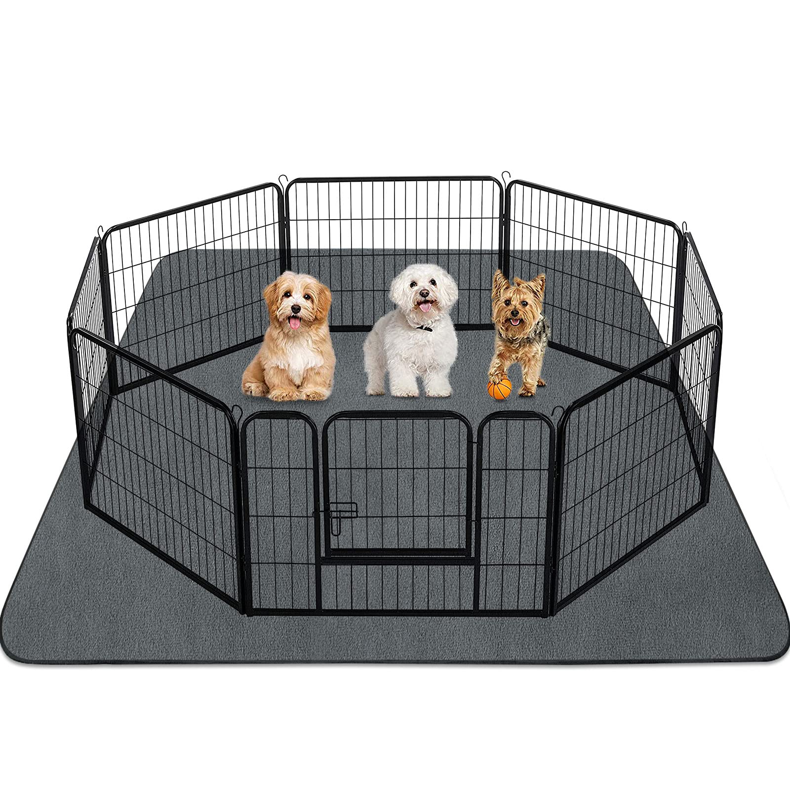 Washable & Reusable Dog Pee Pad 72x72 Inches - Non-Slip Extra Large Pet Training Pads for Puppy & Adult Dogs - Perfect for Crate, Kennel & Indoor Potty Training