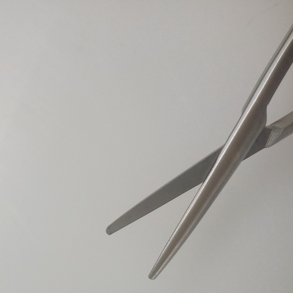 Premium Tungsten Carbide Mayo Dissecting Scissors - Surgical Grade Straight Scissors with Gold Handle & Serrated Blade for Precision Dissection | Ideal for Medical Procedures, Veterinary Surgery & Laboratory Use