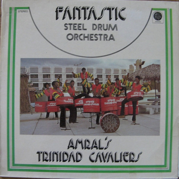 Amral's Trinidad Cavaliers Steel Drum Orchestra Vinyl Record - Authentic Caribbean Music for Parties, Beach Events & Tropical Celebrations (VG+/VG+ Condition)