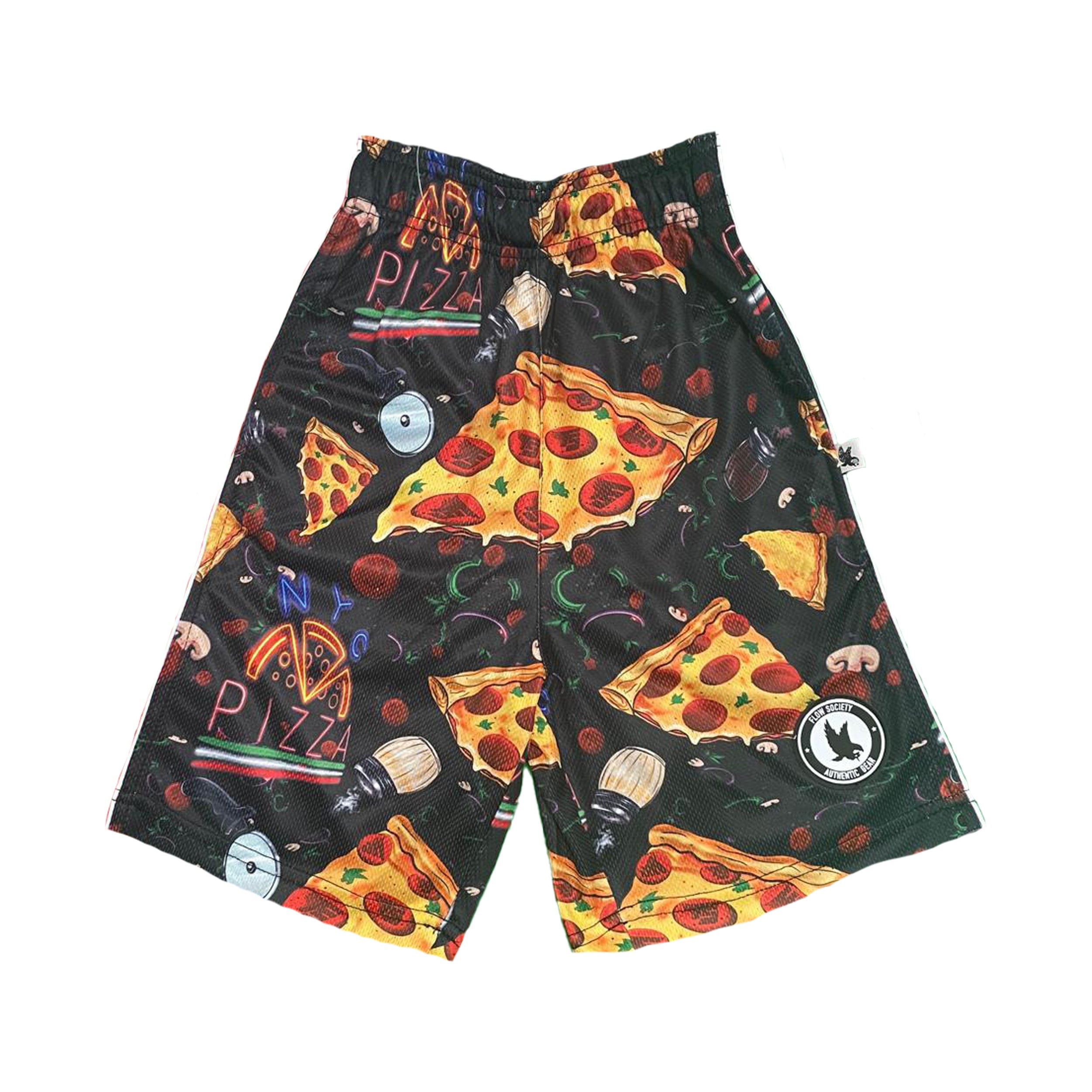 Boys NY Pizza Slice Attack Graphic Short Sleeve T-Shirt - Cool Pizza Lover Tee for Kids & Teens - Perfect for School, Parties & Casual Wear