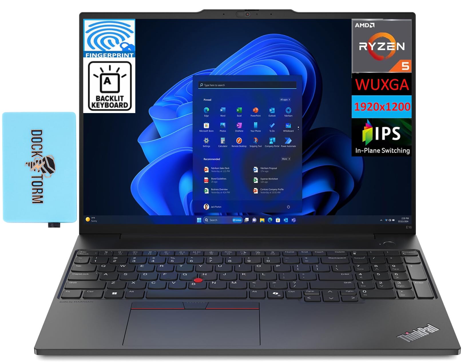 Lenovo ThinkPad E16 Gen 2 Business Laptop - 16
