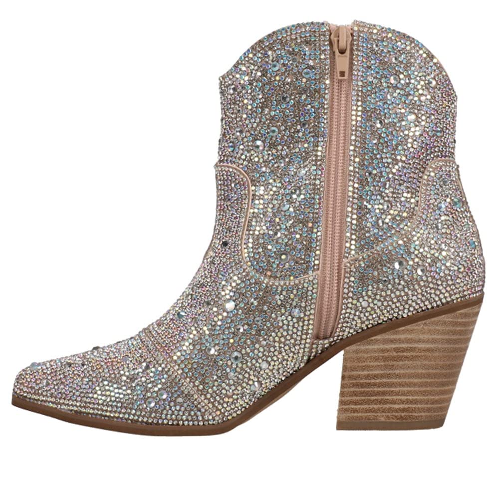 Matisse Women's Harlow Rhinestone Ankle Boots - 2-3