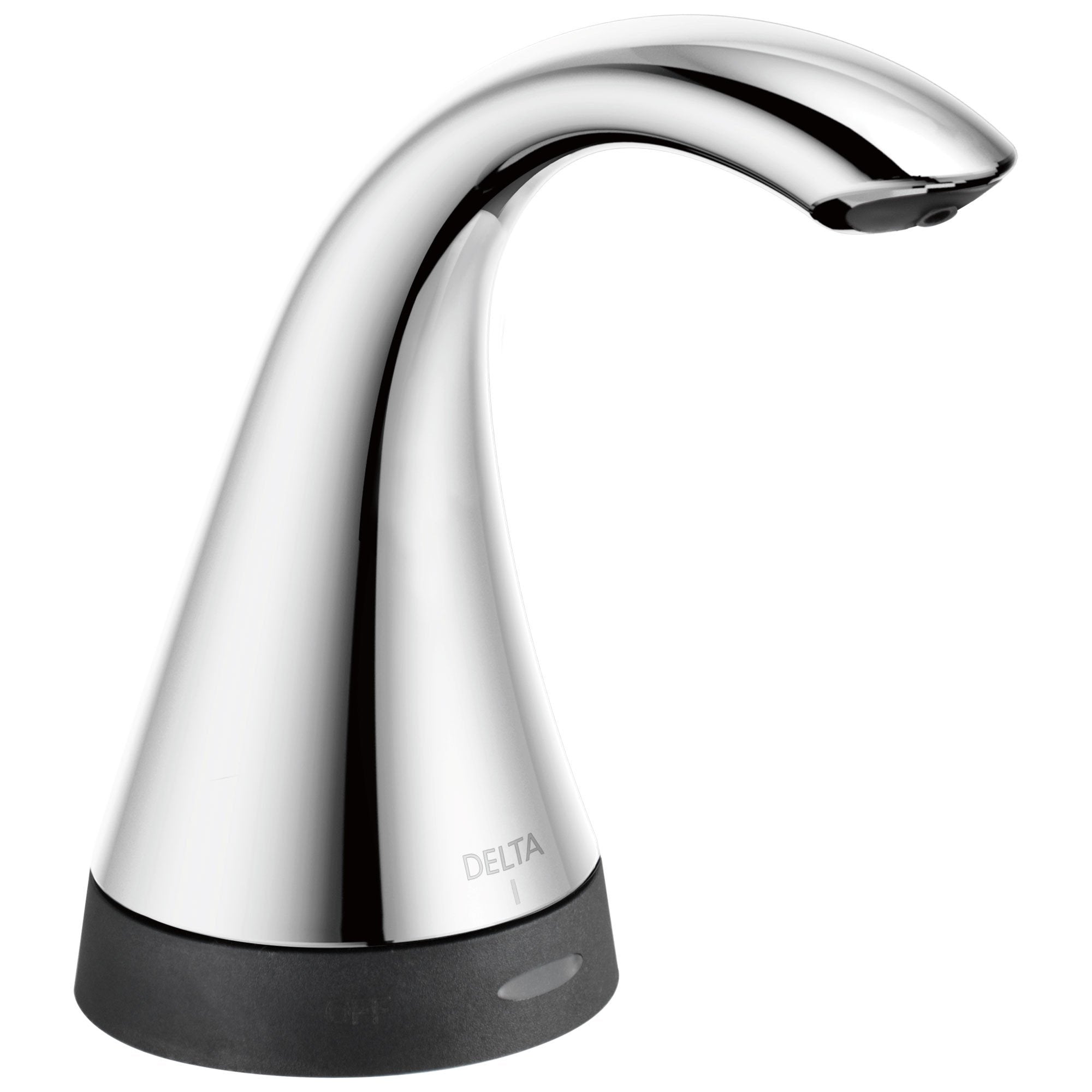 Delta Addison Collection Chrome Finish Touch2Oxt Electronic Soap Dispenser - Deck Mounted for Bathroom & Kitchen, Modern Touchless Hand Soap Dispenser with Transitional Design (Model 732805) - Perfect for Home, Office, and Commercial Use