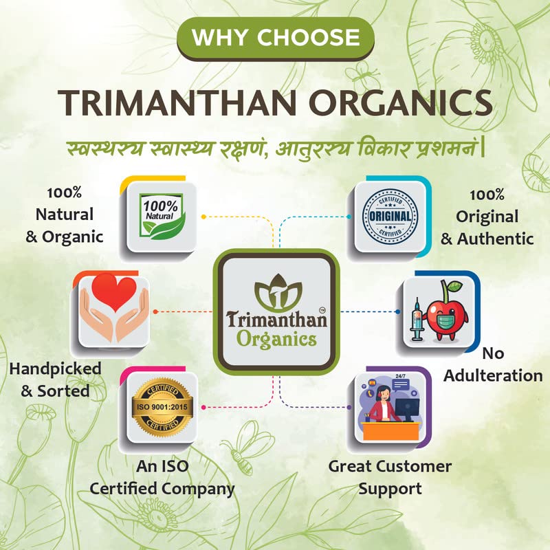 Trimanthan Organics Pure Wild Turmeric Powder (100g) - Natural Kasturi Haldi for Skin Brightening & Face Care | Organic Amba Haldi Powder | Use for DIY Face Masks, Skin Lightening & Ayurvedic Beauty Treatments