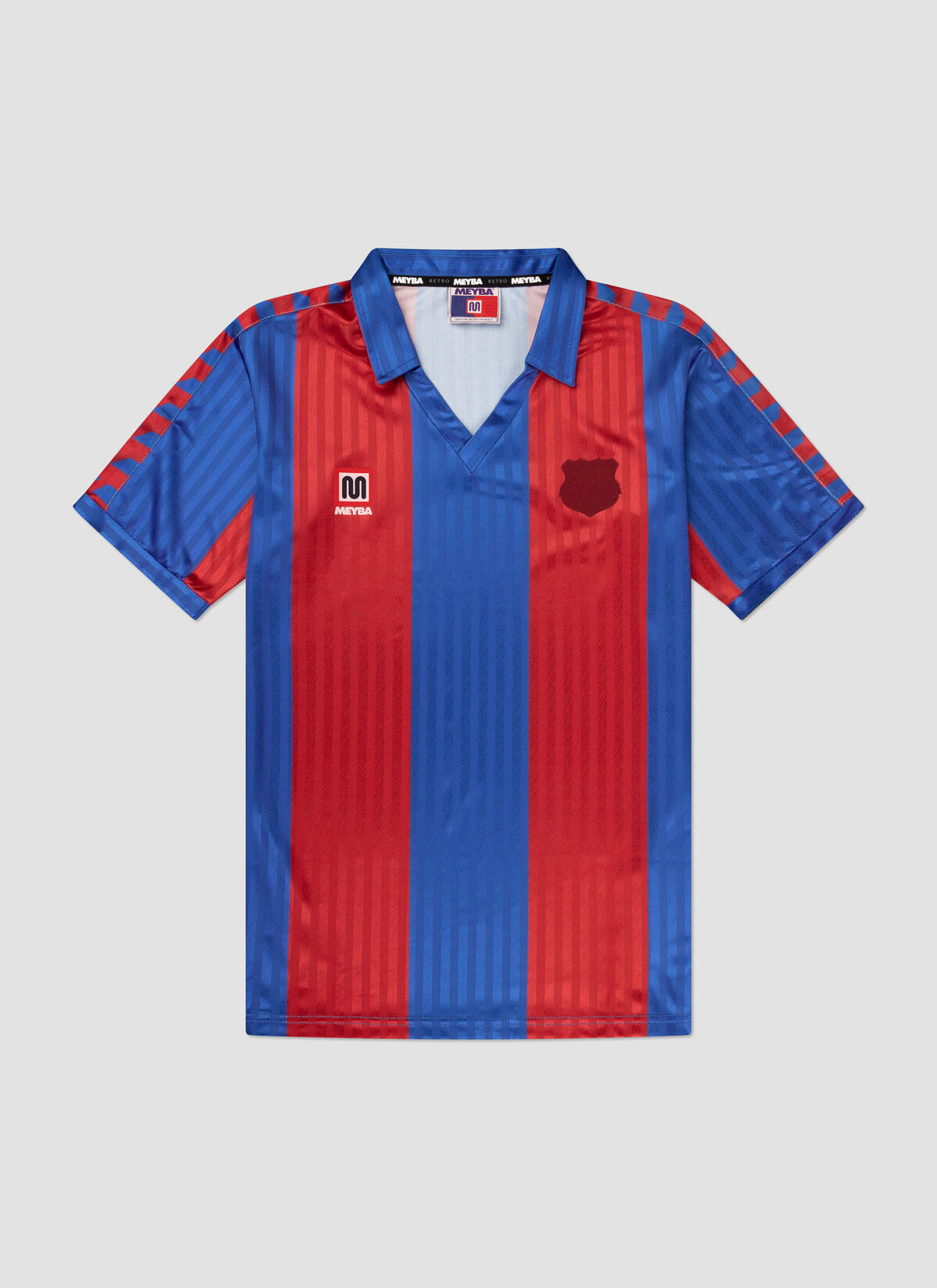 MEYBA Blaugrana Home 89-91 Jersey - Authentic Vintage Football Shirt for FC Barcelona Fans | Perfect for Match Days, Collecting & Retro Sports Fashion