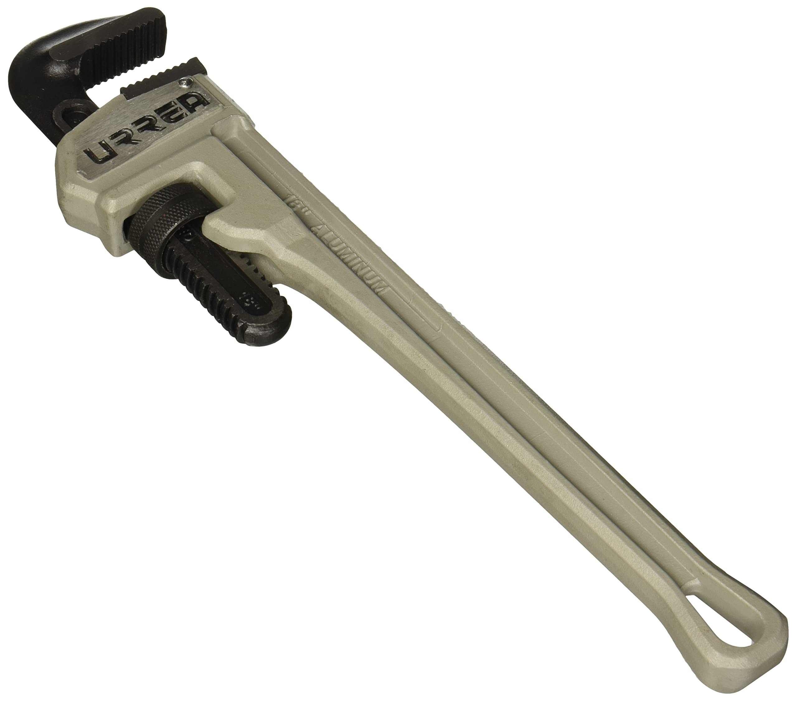 URREA 818AUR 18-Inch Aluminum Pipe Wrench - Heavy Duty Plumbing Tool for Professional Plumbers & DIY Home Repairs - Perfect for Tightening & Loosening Pipes, Fittings & Nuts