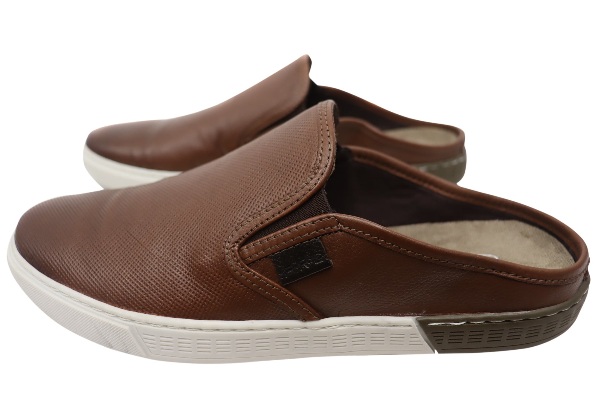 Ferricelli Lucca Men's Leather Slip-On Casual Loafers - Handmade in Brazil - Comfortable & Stylish for Business, Travel & Everyday Wear