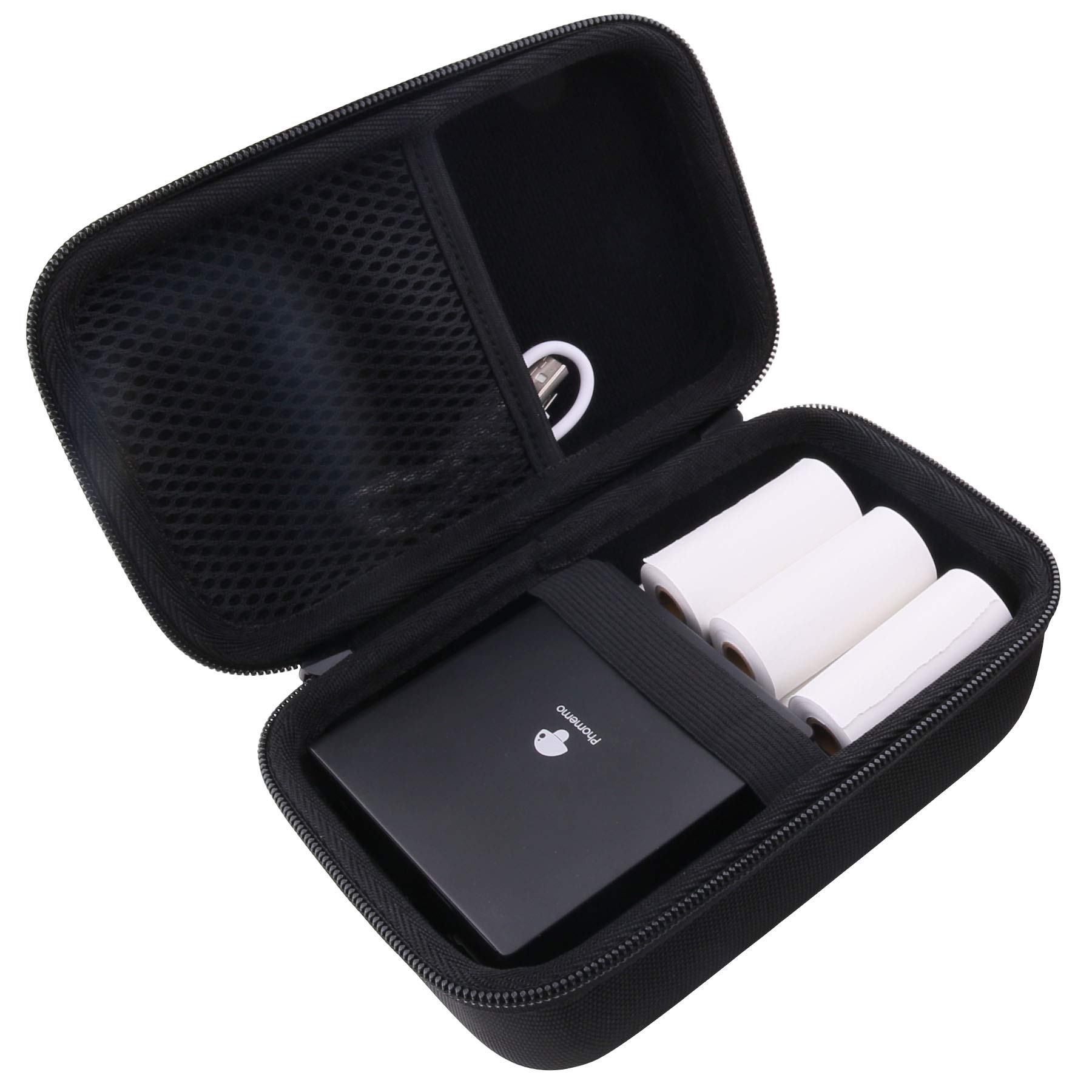 Phomemo M02/M02S & Aibecy GOOJPRT PeriPage Mini Printer Hard Carrying Case - Durable Portable Protective Cover for Travel, Office & School Use