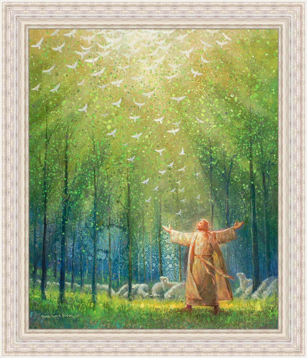 Modern LED Wall Art - Large Light Up Canvas Painting for Living Room, Bedroom & Office Decor