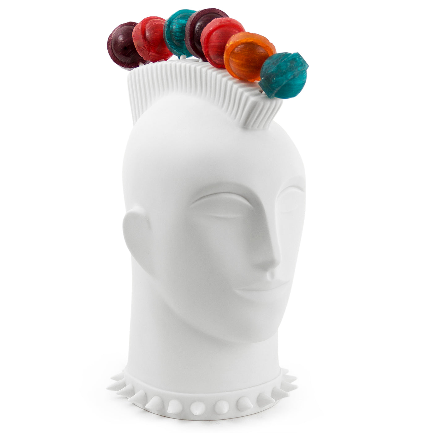 Mohawk Lollipop Holder - Fun Candy Stick Stand for Parties, Birthdays & Events - Perfect for Kids, Halloween & Candy Buffets