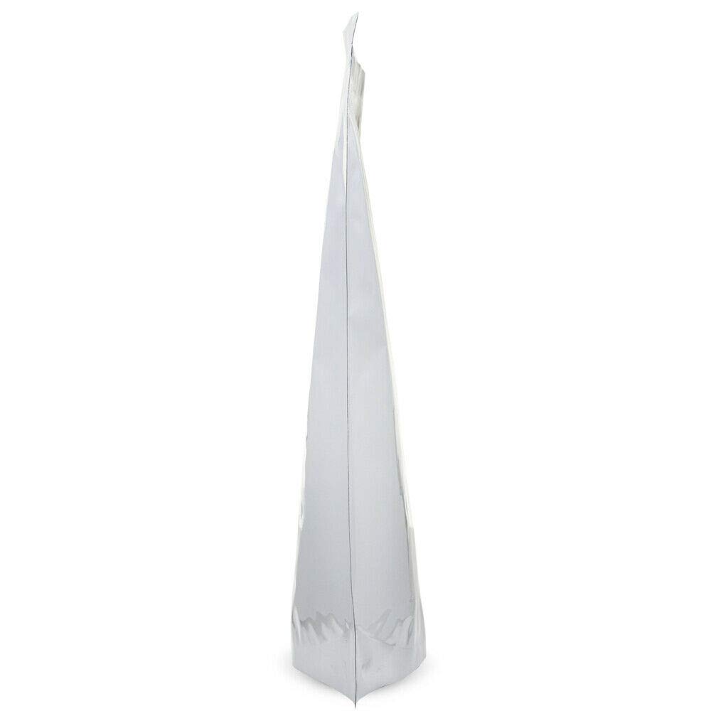 100 Pcs 4 Mil Mylar Stand Up Food Pouch Bags - 12