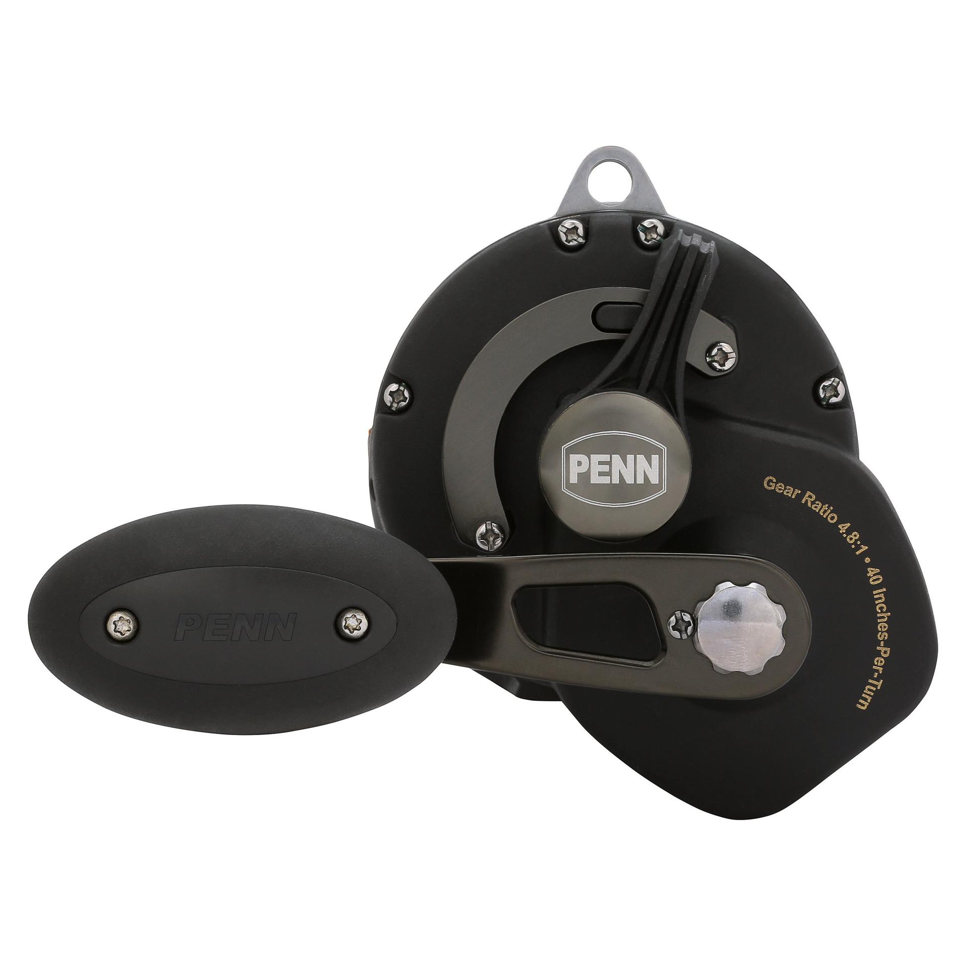 Squall® II Lever Drag Conventional Fishing Reel - Saltwater & Freshwater Trolling Reel for Offshore & Inshore Fishing