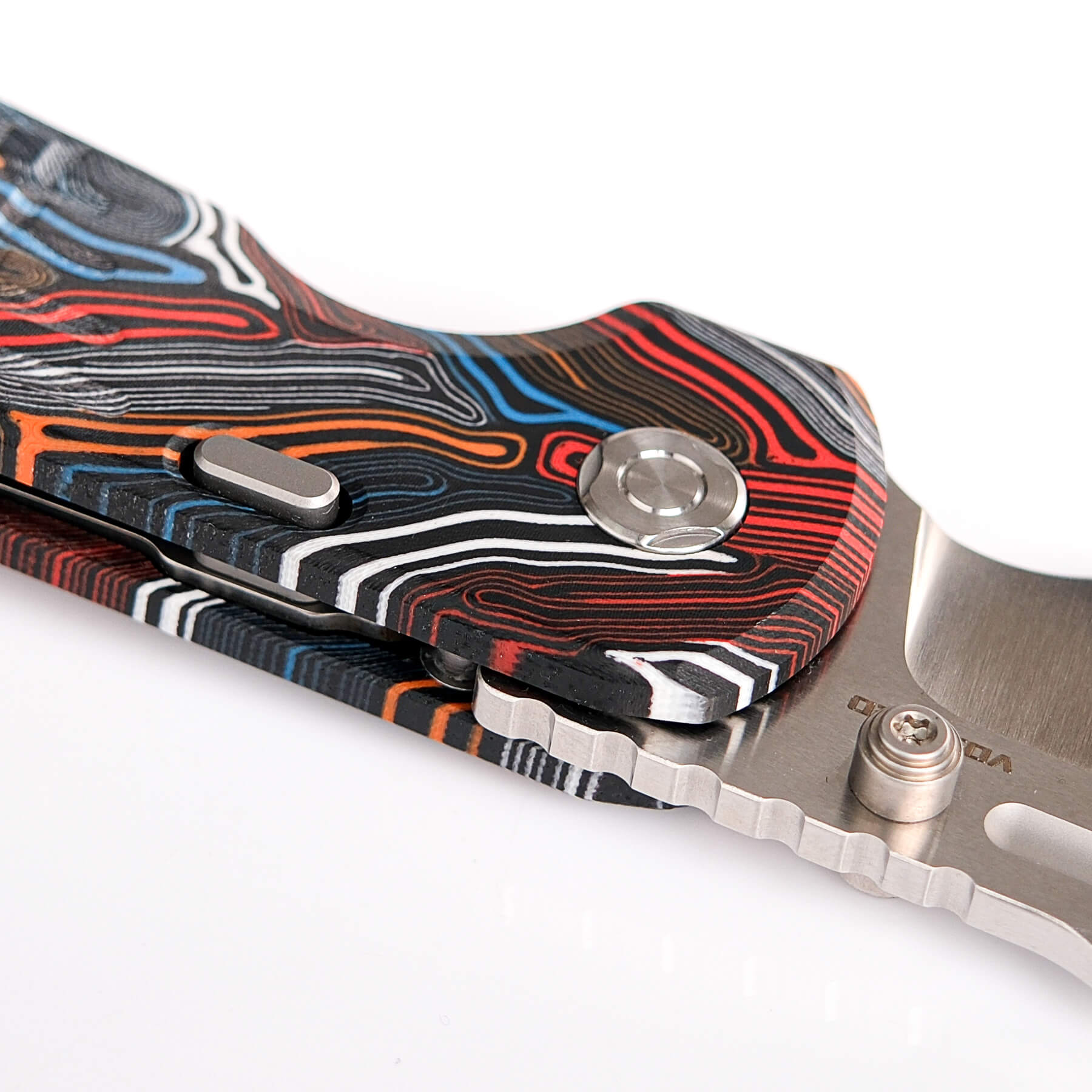 Premium EDC Pocket Knife - Hedgehog Top Liner Lock with 2.99