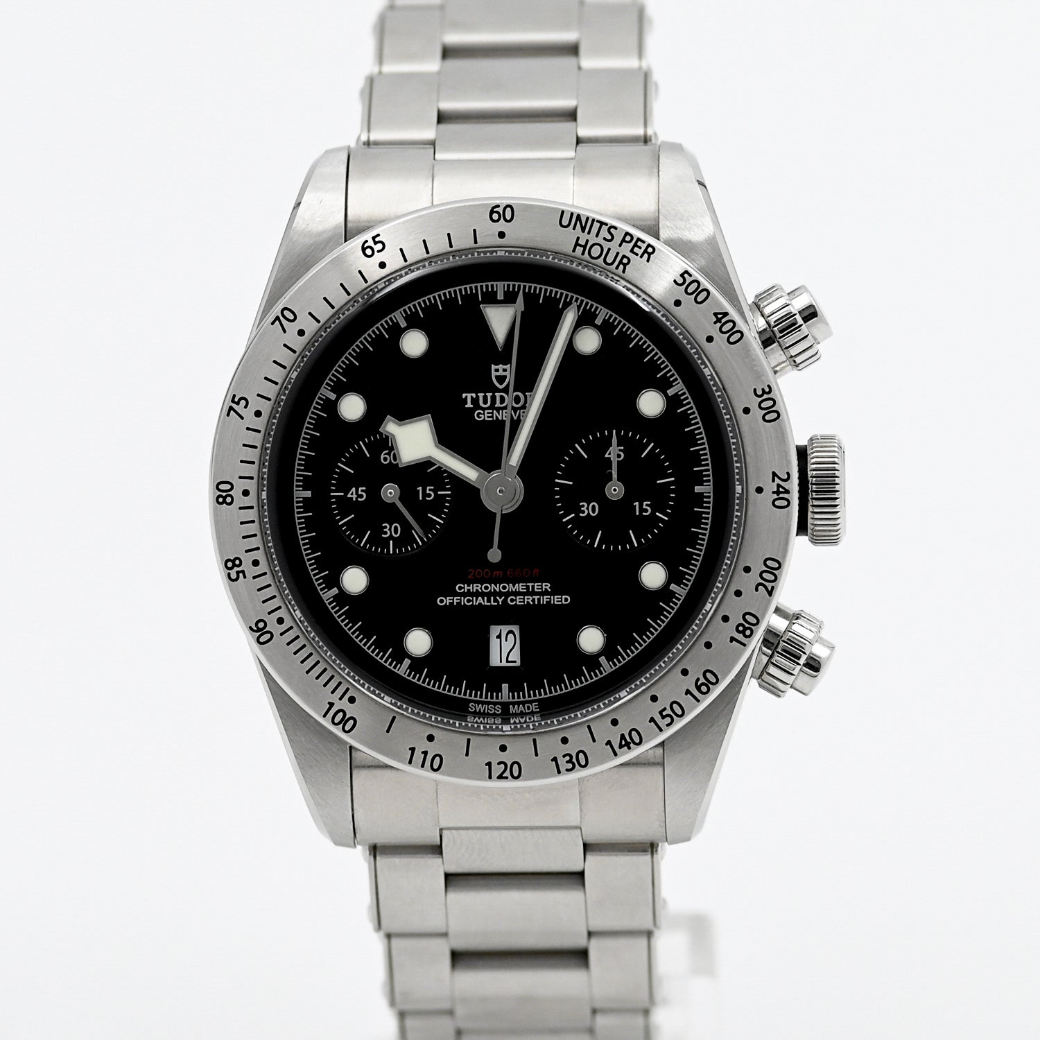Tudor Heritage Black Bay Chronograph 2020 - Luxury Swiss Automatic Watch for Men - Diving & Casual Wear - Perfect for Water Sports, Business & Everyday Use