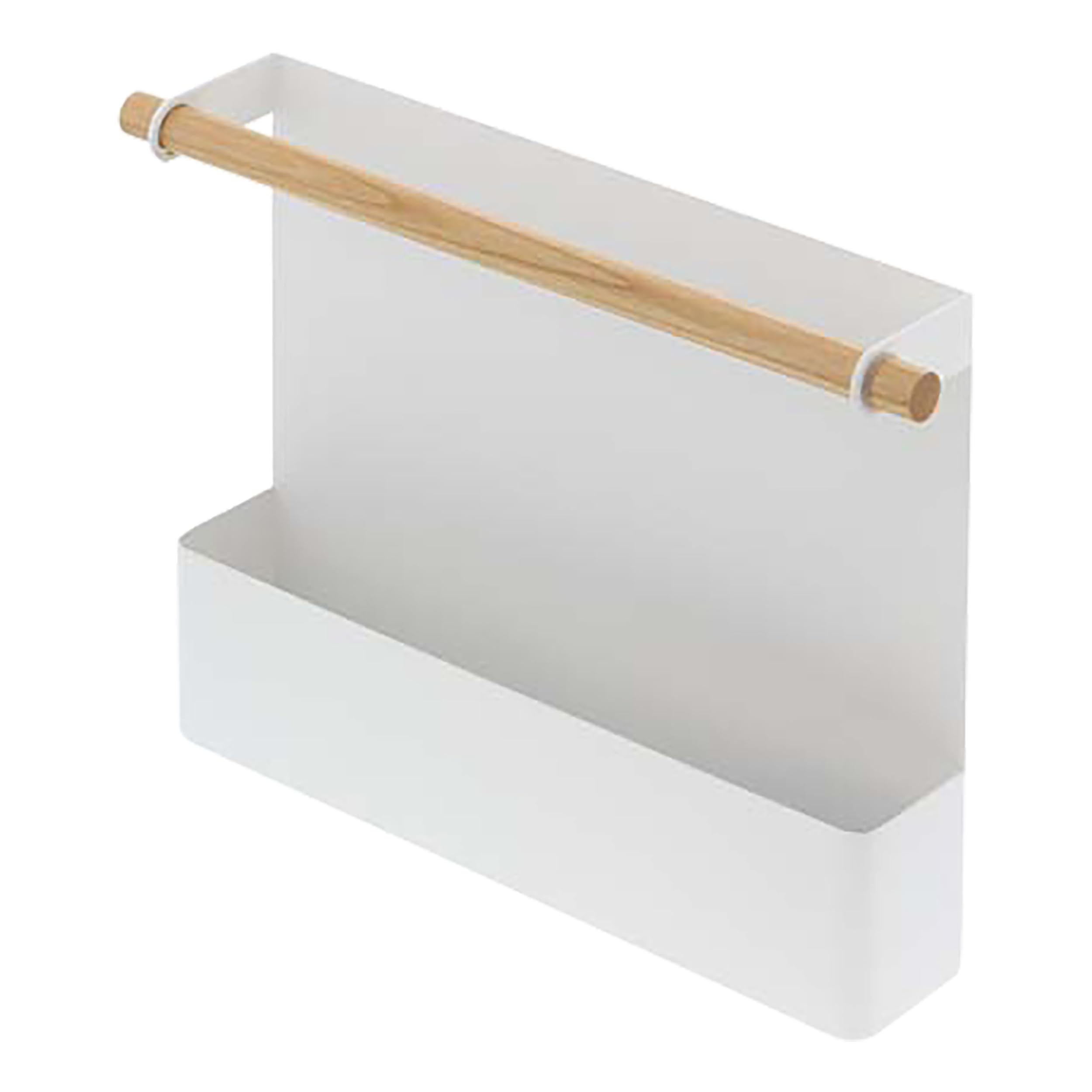 YAMAZAKI Home Book Rack - Modern White Bookshelf Organizer for Living Room, Bedroom & Office - Space-Saving Storage Solution for Books, Magazines & Decor