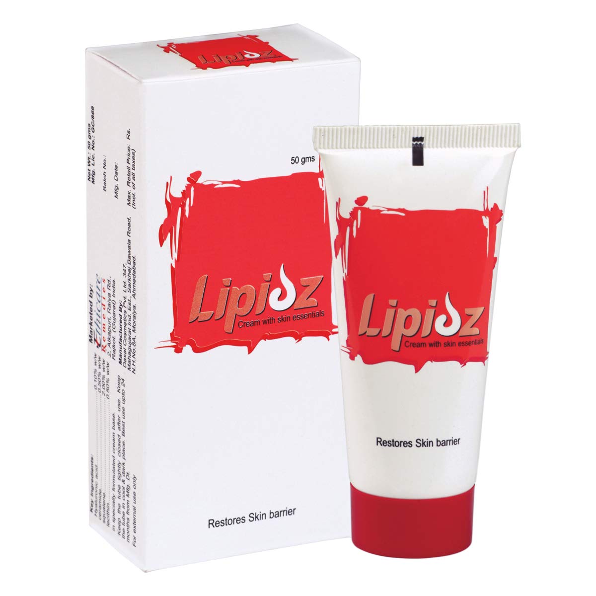 Lipidz Lipid Replenishing Cream 50g - Intense Moisturizing & Nourishing Face Cream for Dry Skin - Perfect for Nighttime Skincare Routine & Winter Skin Care