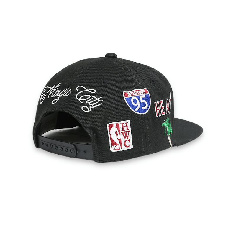 Miami Heat NBA Snapback Hat - Official Team Logo Adjustable Baseball Cap for Men & Women - Perfect for Basketball Games, Streetwear & Sports Fan Gifts