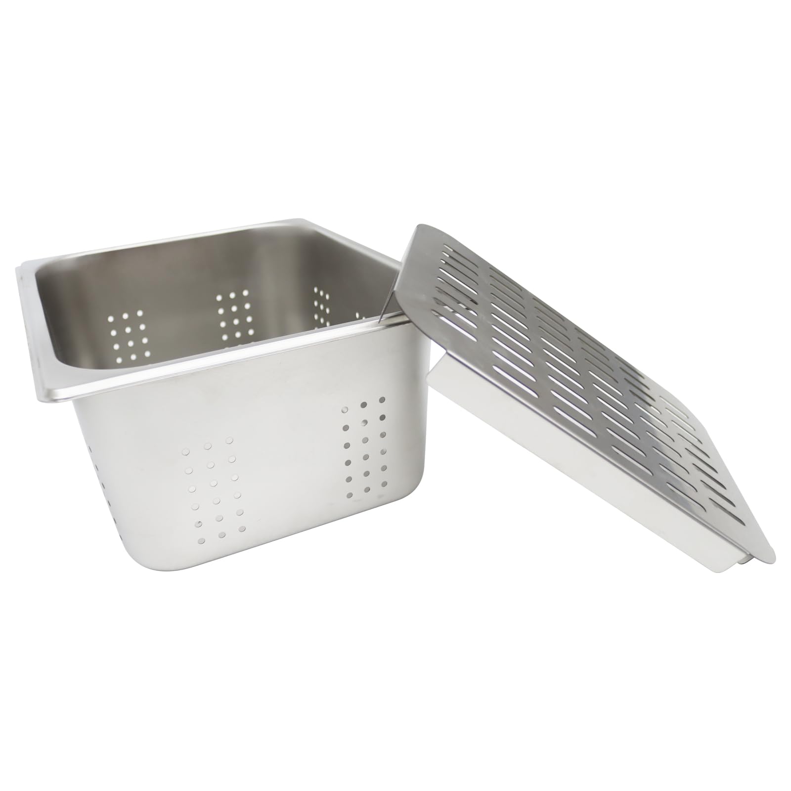 Commercial Stainless Steel 2-Pan Hot Dog Steam Table Bun Warmer - 6-Inch Deep, Adjustable Temperature 0°F to 203°F, 110V - Perfect for Restaurants, Food Trucks, Catering & Warming Hot Dogs, Buns, Pizza, Hamburgers