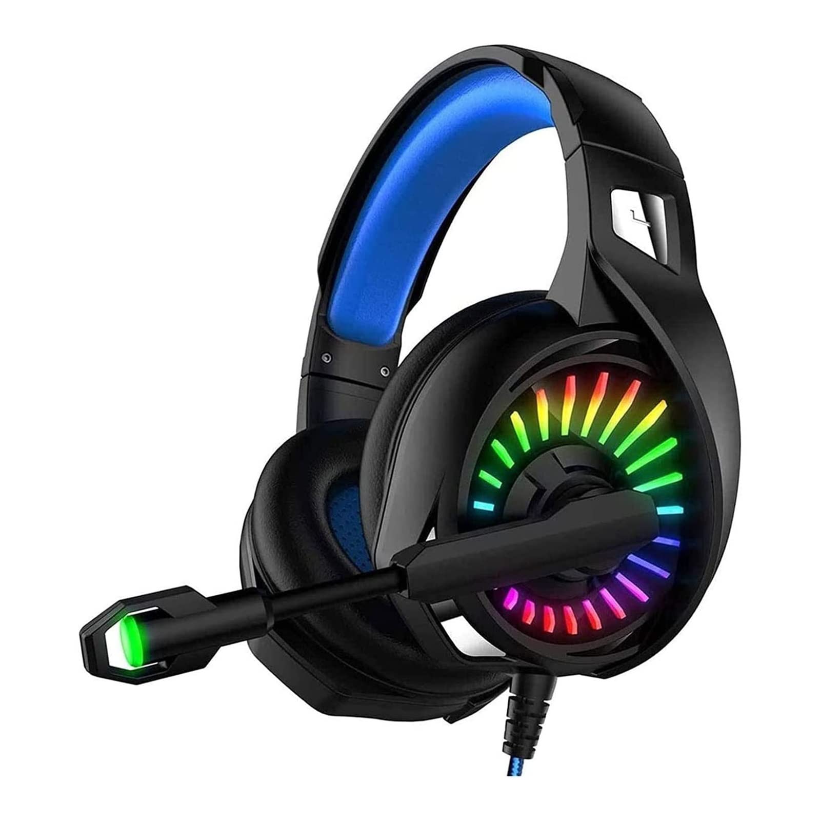 Premium Gaming Headset for PS5, PS4, Xbox One, Switch & PC - Noise Cancelling Microphone, Deep Bass Stereo Sound - Perfect for Online Gaming, Streaming & Esports Tournaments