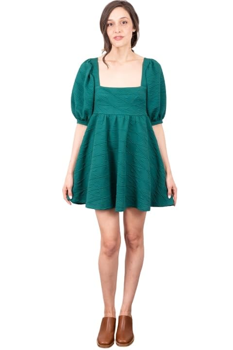 Free People Violet Mini Dress in Green Balsam - Flowy Boho Summer Dress for Women | Perfect for Beach Vacations, Music Festivals & Date Nights