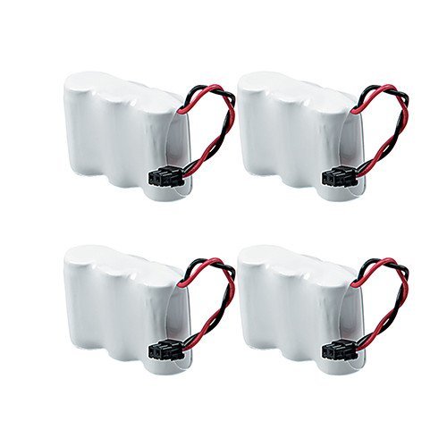 Replacement Cordless Phone Batteries for Panasonic KX-TC165B - 3.6V 350mAh Ni-CD Ultra High Capacity Battery Pack (Set of 4) | Perfect for Home & Office Cordless Phones, Long-Lasting Power Solution