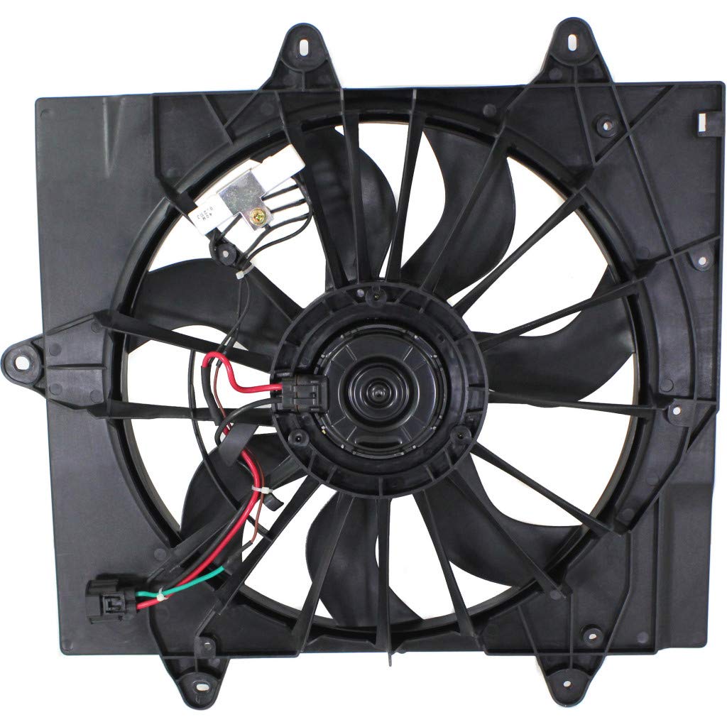 2004-2005 Chrysler PT Cruiser Radiator & A/C Condenser Fan Assembly with Turbo - Replacement for CH3115144 & 5127726AA | Perfect Cooling Solution for Hot Climates & Stop-and-Go Traffic