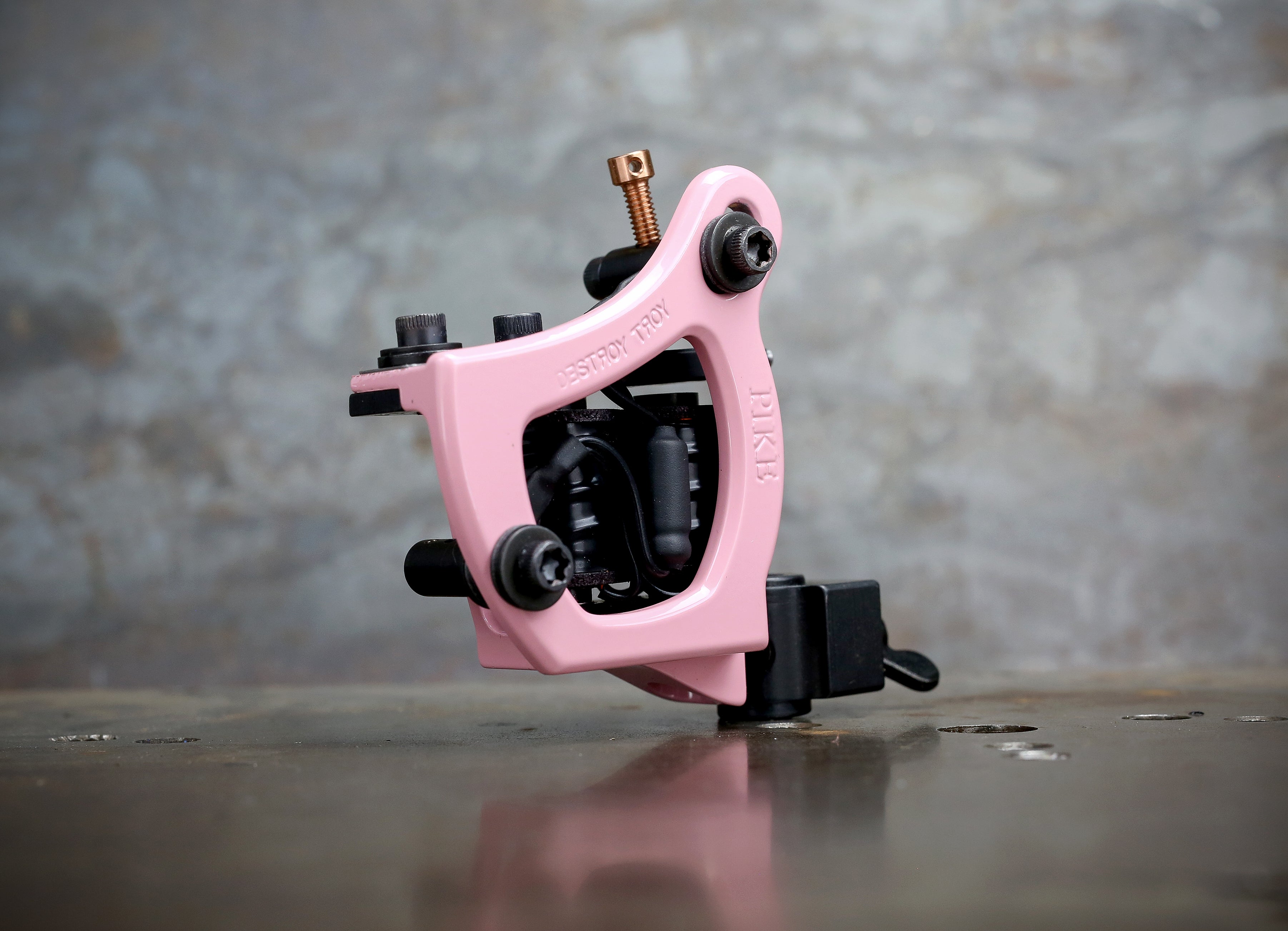 Mike Pike x Destroy Troy Teacup Liner - Pink & Black | Stylish Cup Sleeve for Coffee, Tea & Hot Drinks | Perfect for Home, Office & Cafés