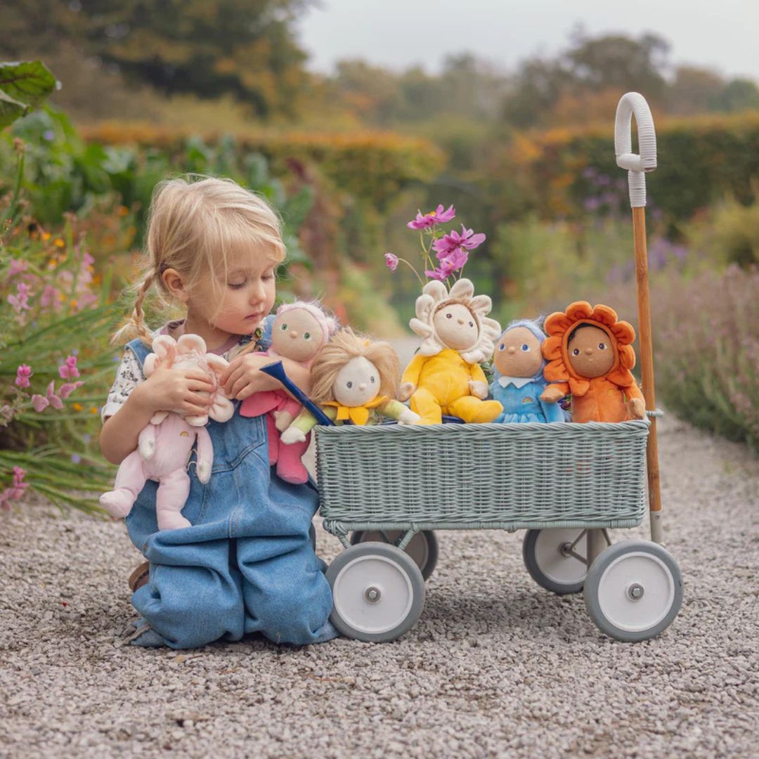 Blossom Dolls by Dinky Dinkums - Adorable Collectible Dolls for Kids | Perfect for Playtime, Birthday Gifts & Nursery Decor
