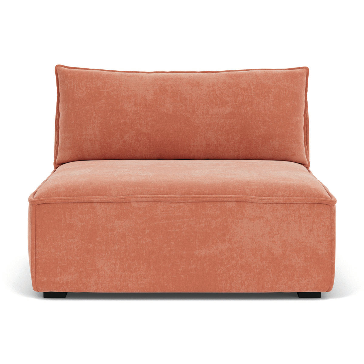 Daphne Fabric Modular 1-Seater Sofa (Armless) - Compact & Stylish for Small Spaces, Apartments, and Living Rooms