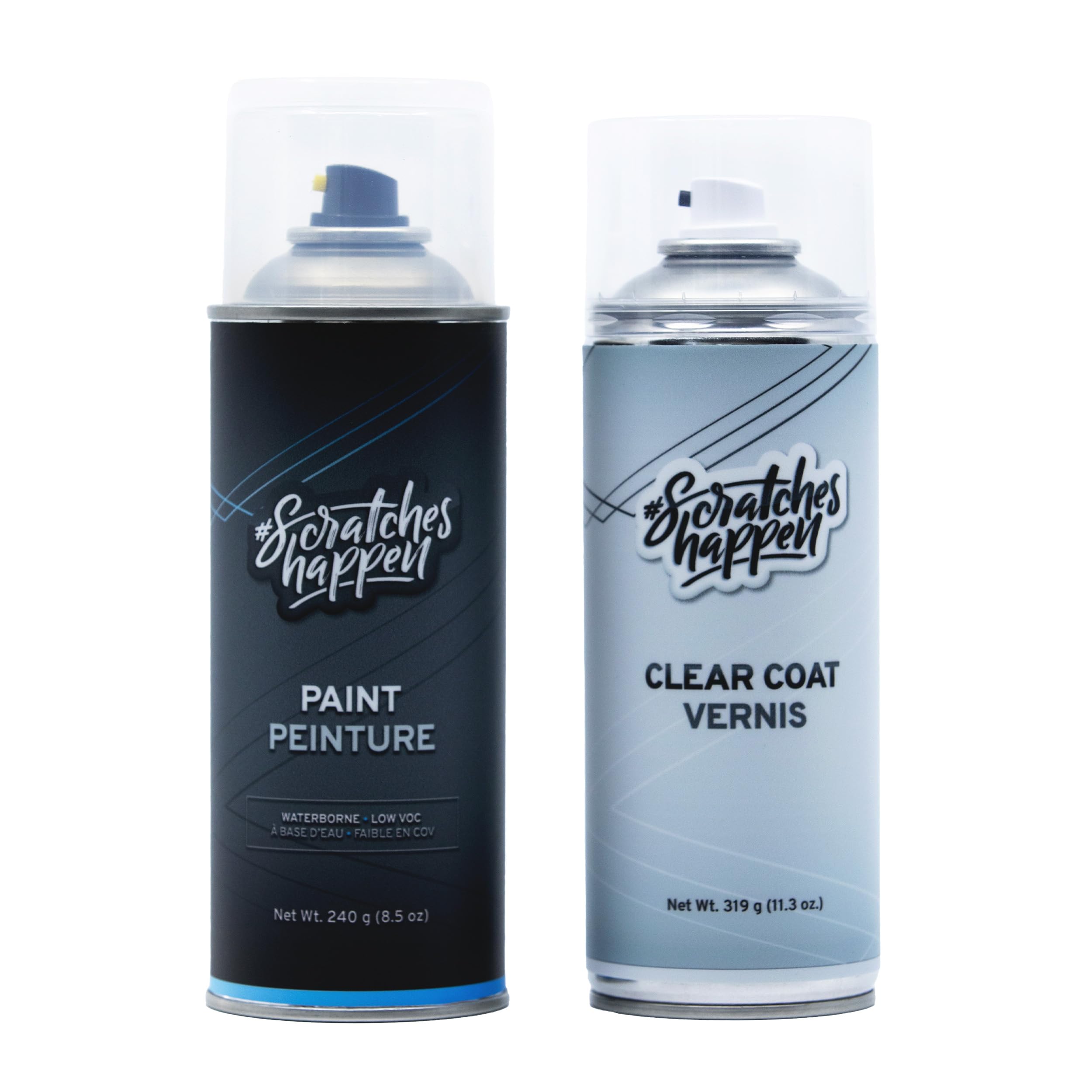 ScratchesHappen Exact-Match Ford White Gold Metallic Spray Paint (GN/M7362A) - Paint & Clear Coat Kit for Car Scratch Repair | Perfect for Ford Vehicles Touch-Ups & DIY Auto Body Repairs