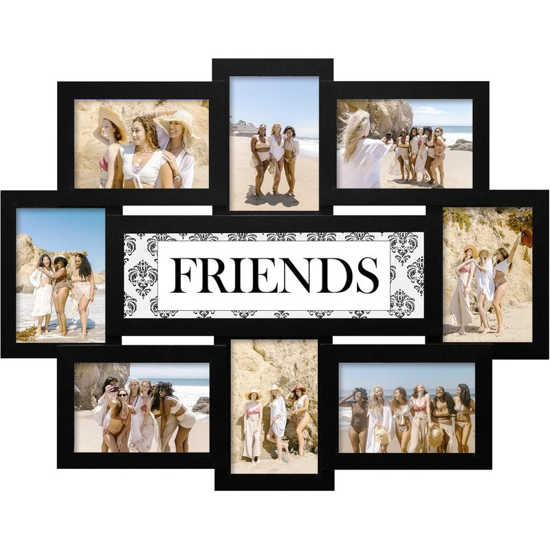 Personalized Friends & Family Tree Photo Frame Collage - Customizable Picture Display for Home Decor, Gifts, and Wall Art | Perfect for Living Rooms, Bedrooms, and Special Occasions