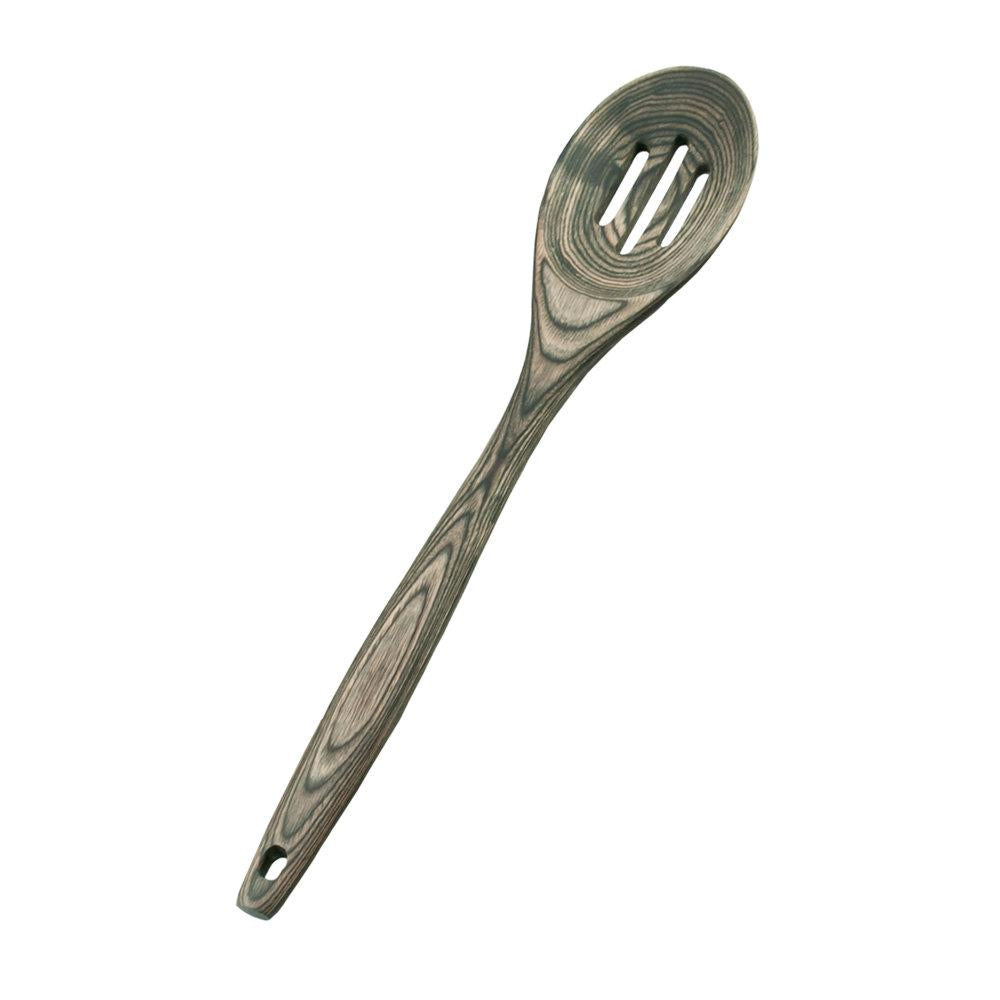 Pakka Wood Slotted Spoon - Durable Kitchen Utensil for Cooking, Serving & Mixing - Perfect for Soups, Salads & Pasta Dishes