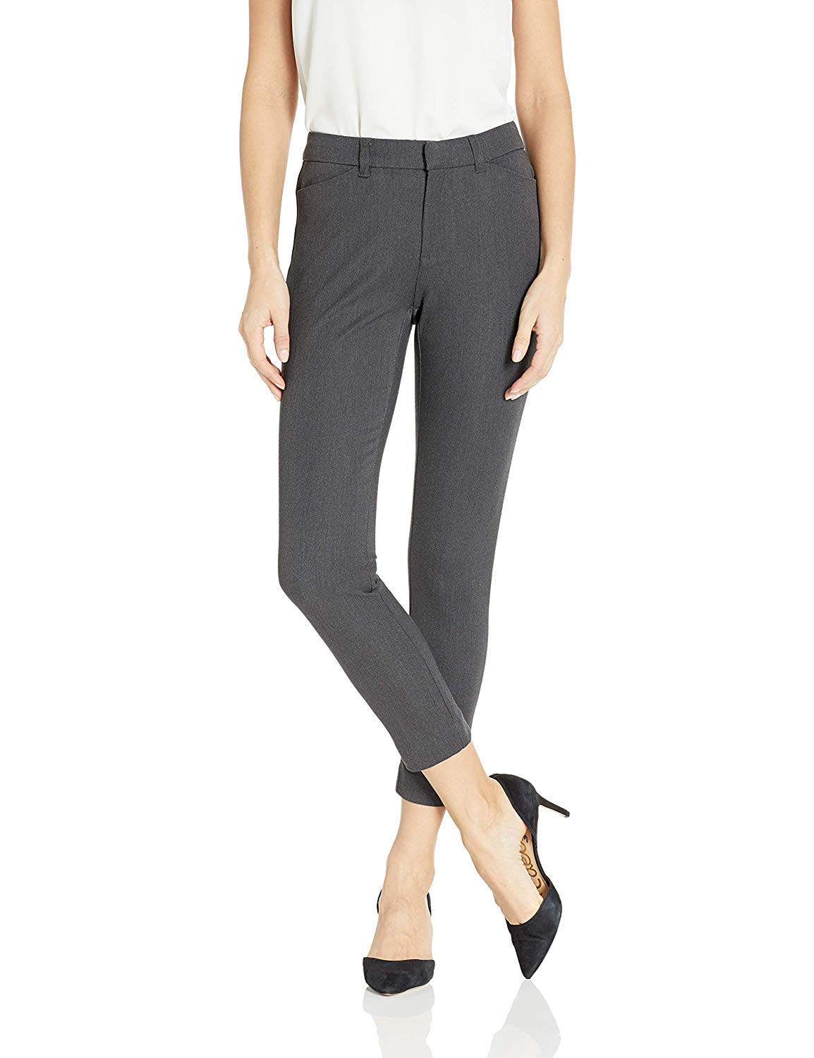 Amazon Essentials Women's Skinny Ankle Pants - Slim Fit Stretch Work Pants for Women, High Waist Office Trousers, Comfortable Business Casual Pants for Work, Travel & Everyday Wear