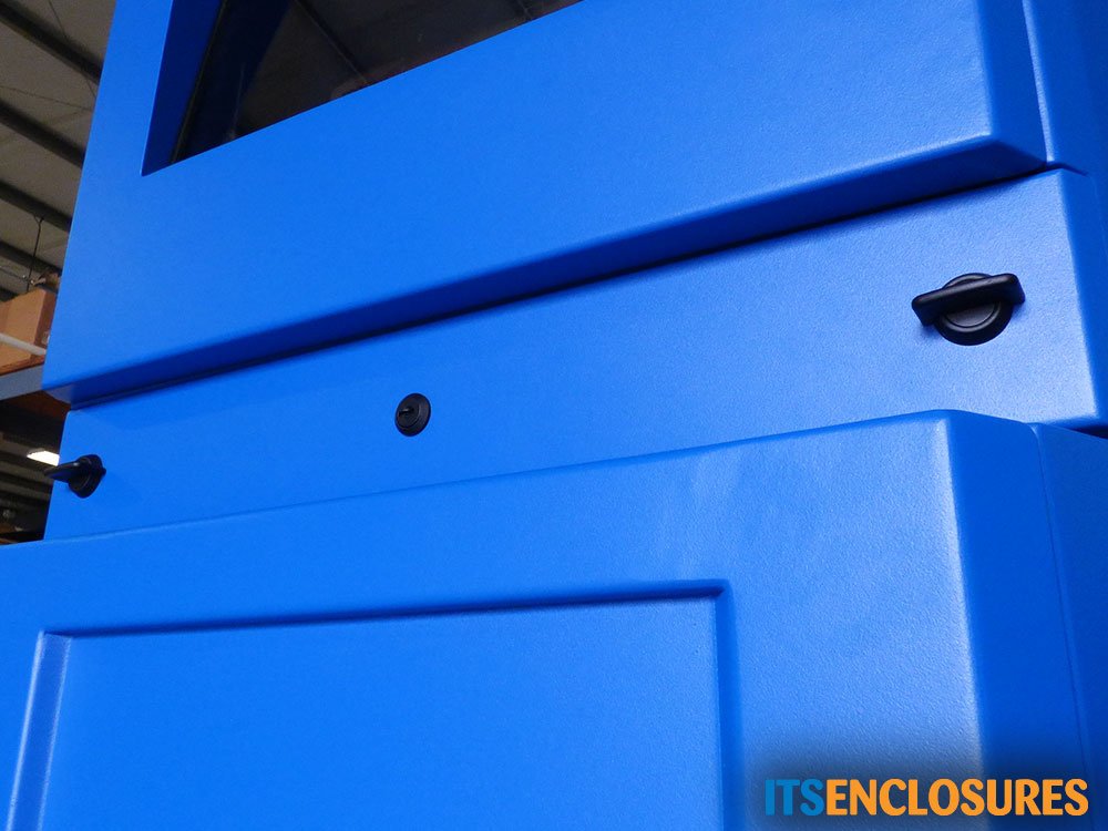 Industrial Mobile Computer Cabinet - NEMA 12 Rated Enclosure for Harsh Environments | Perfect for Factory Floors, Warehouses & Manufacturing Plants