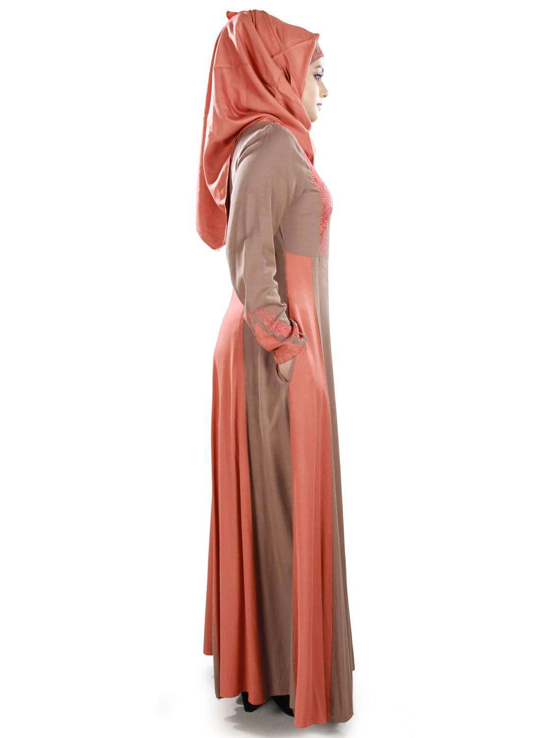 Elegant Amani Rayon Abaya Dress for Women - Modest Islamic Prayer Dress - Perfect for Eid, Ramadan, and Special Occasions