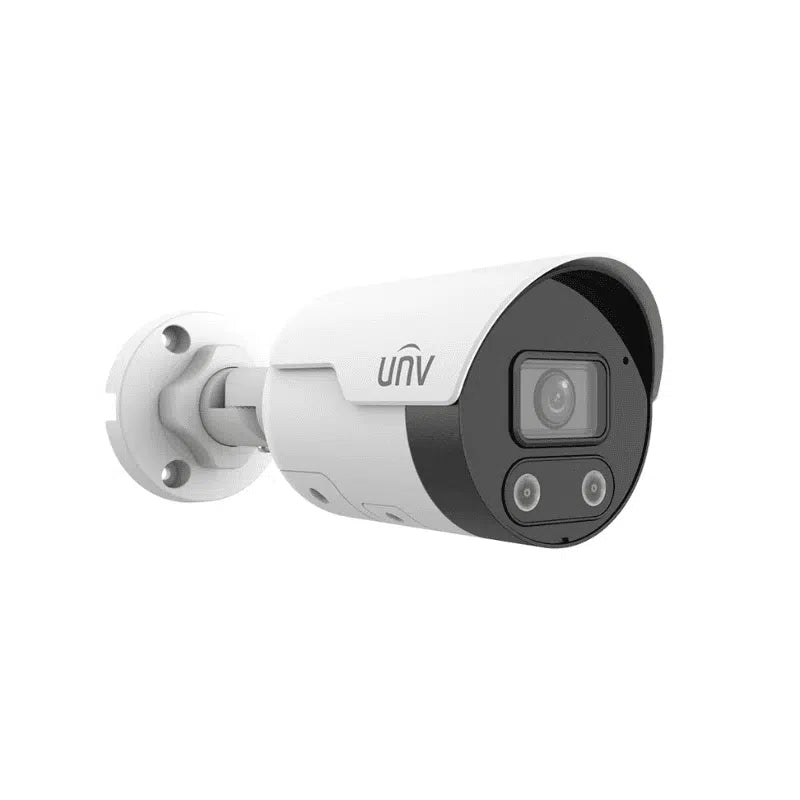 Uniview IPC2124SB ADF40KMC I0 4MP HD Bullet Security Camera with 4.0mm Lens, Light & Audible Alarm - Ideal for Home Surveillance, Business Security, and Outdoor Monitoring