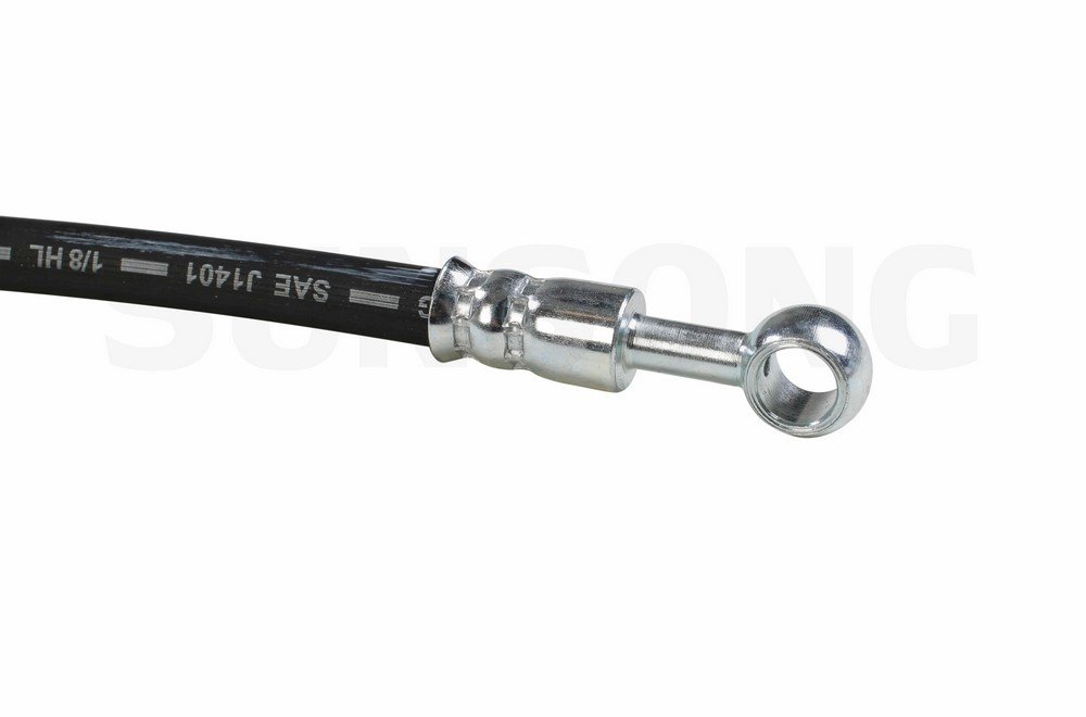 Sunsong 2203295 Brake Hydraulic Hose - High Performance Replacement for Trucks & SUVs - Durable DOT Approved Brake Line for Safe Stopping Power - Ideal for Off-Roading, Towing & Heavy-Duty Use