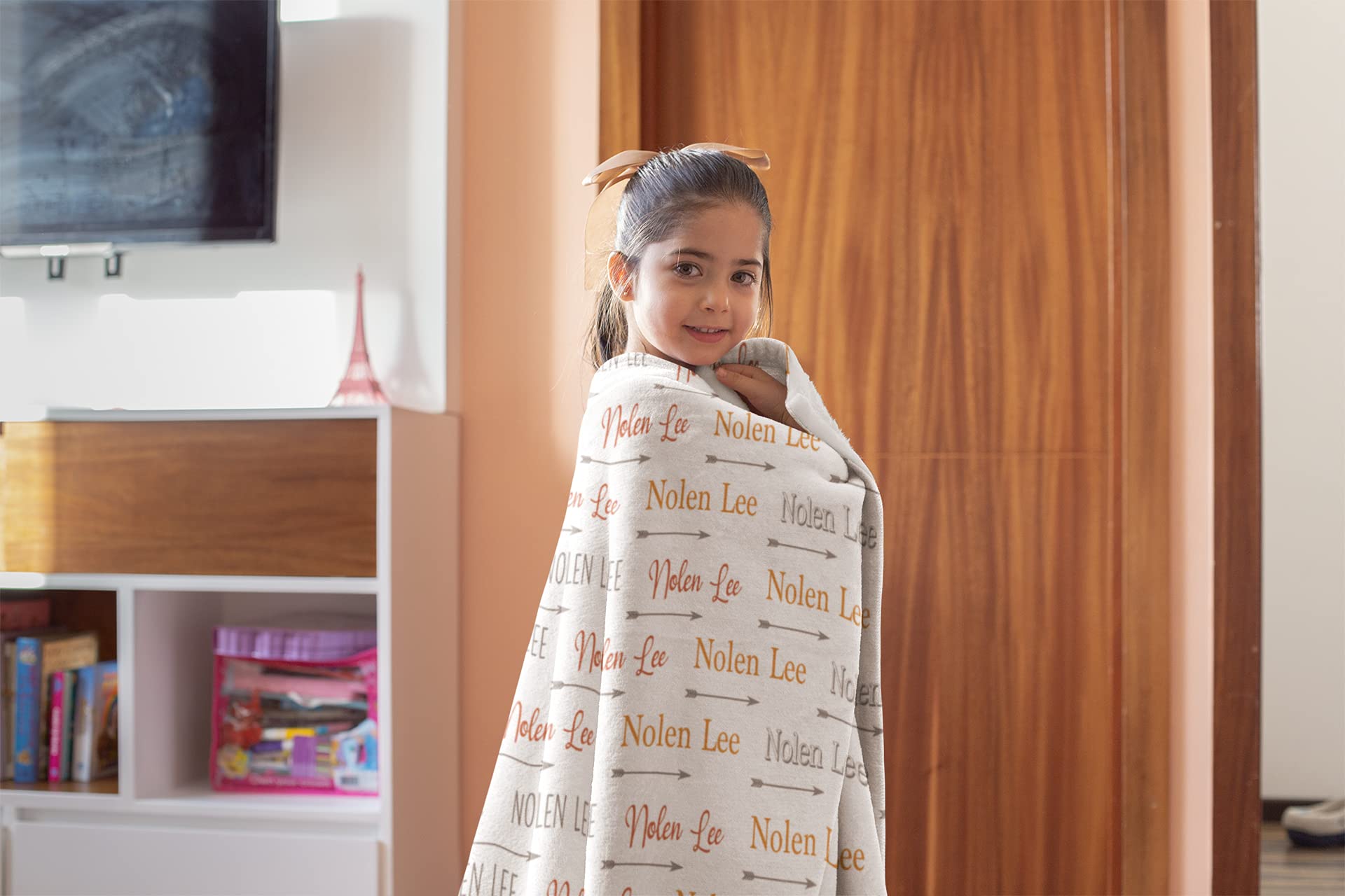 Personalized Baby Blankets for Boys & Girls - Custom Embroidered Name Blankets for Newborns - Soft Monogrammed Swaddle & Toddler Blanket - Perfect Baby Shower Gift, Nursery Essential & Birthday Present