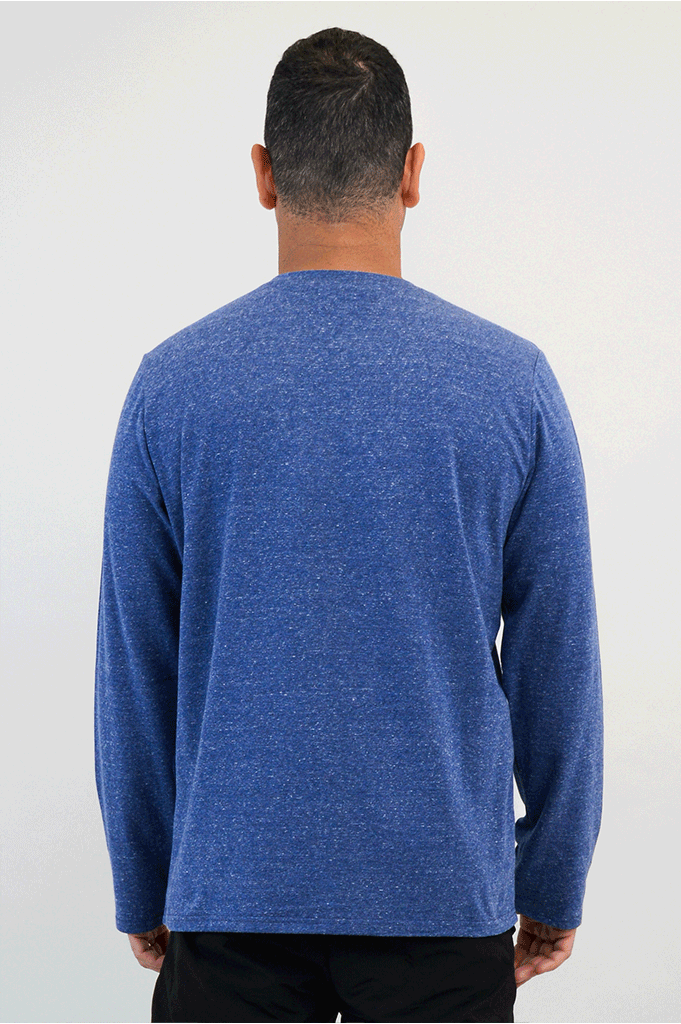 Adam Men's Long Sleeve Denim Shirt - Soft Bamboo Fabric - Casual Wear for Work & Outdoor Activities