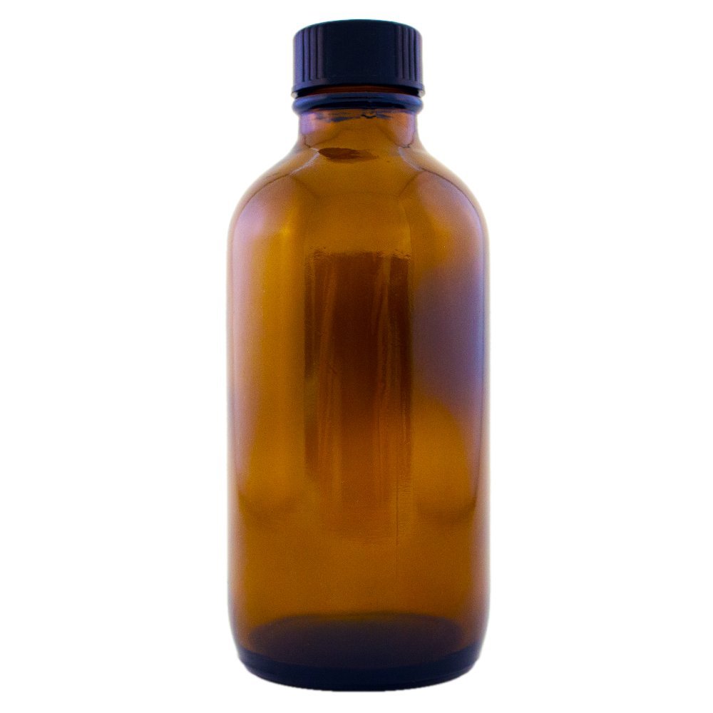 4oz Boston Round Glass Bottles (6 Pack) - Amber Glass Jars for Essential Oils, DIY Skincare & Home Brewing | Leakproof Dropper Bottles for Liquids, Tinctures & Herbal Extracts