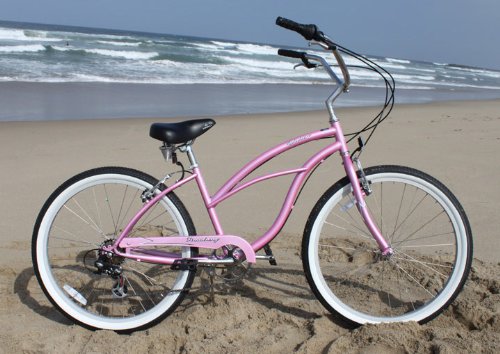 Firmstrong Urban Lady Beach Cruiser Bike - Comfortable Women's Bicycle for Leisure Rides, Commuting & Beach Cruising