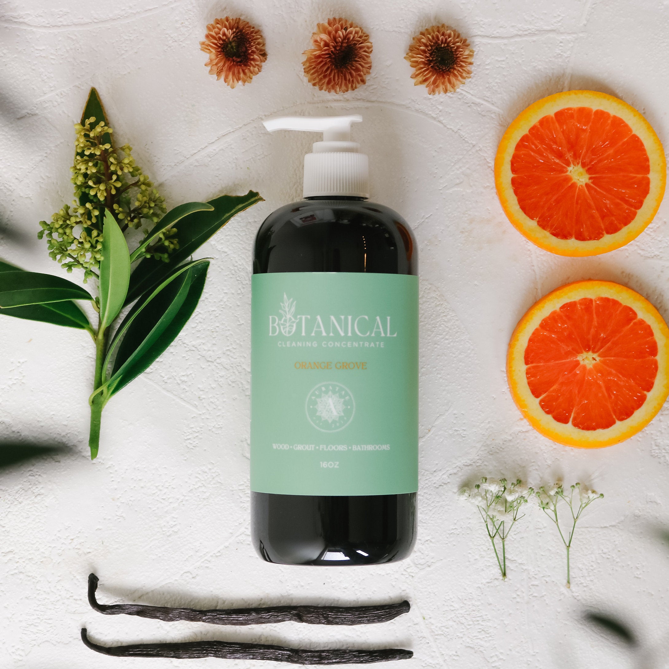 AURATAE Botanical Cleaning Concentrate - All-Natural, Eco-Friendly Multi-Surface Cleaner for Kitchen, Bathroom & Floors | Grove Collaborative | Safe for Pets & Kids | Refillable & Sustainable Home Cleaning Solution