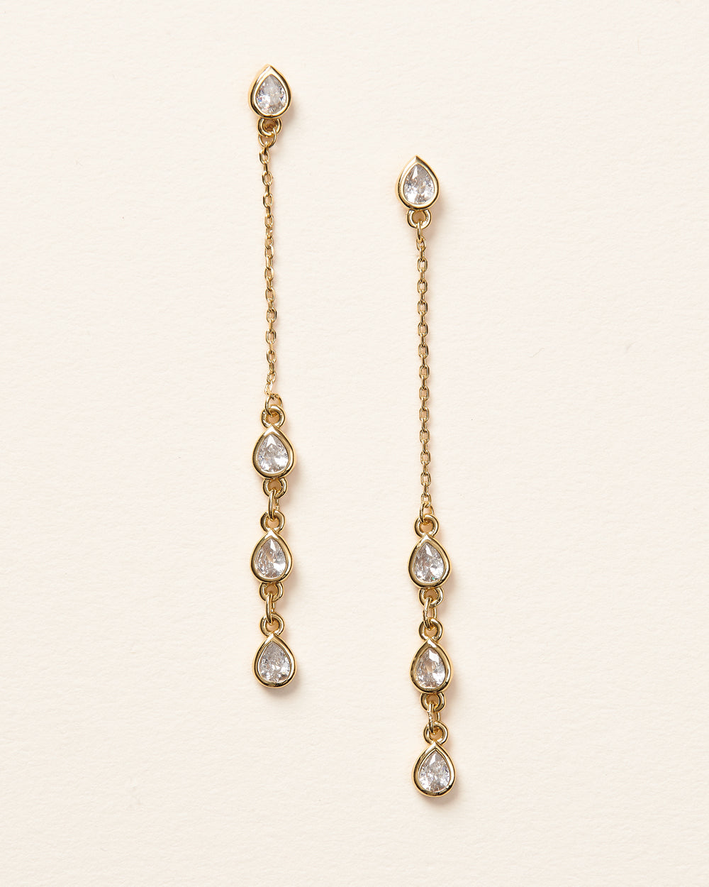 Elegant Capri Dangle Earrings for Women - Gold Plated Bohemian Drop Earrings - Perfect for Parties, Weddings & Everyday Wear