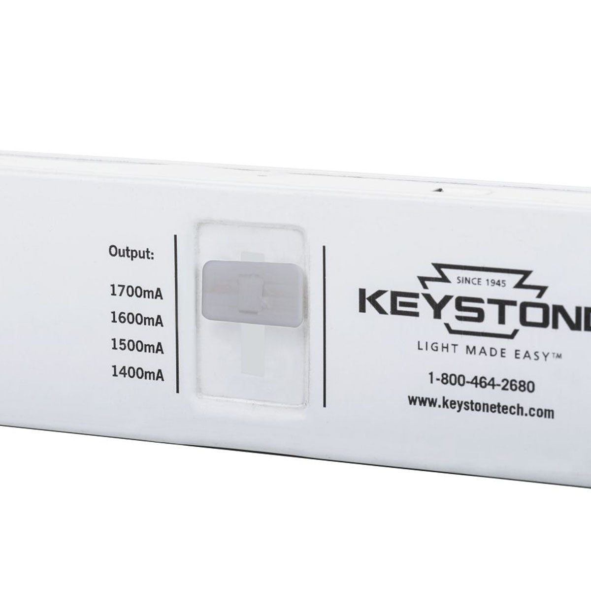 75W LED Driver with Selectable Current 1400mA/1700mA, 0-10V Dimming, 120-277V Input - Perfect for Commercial & Residential LED Lighting Projects